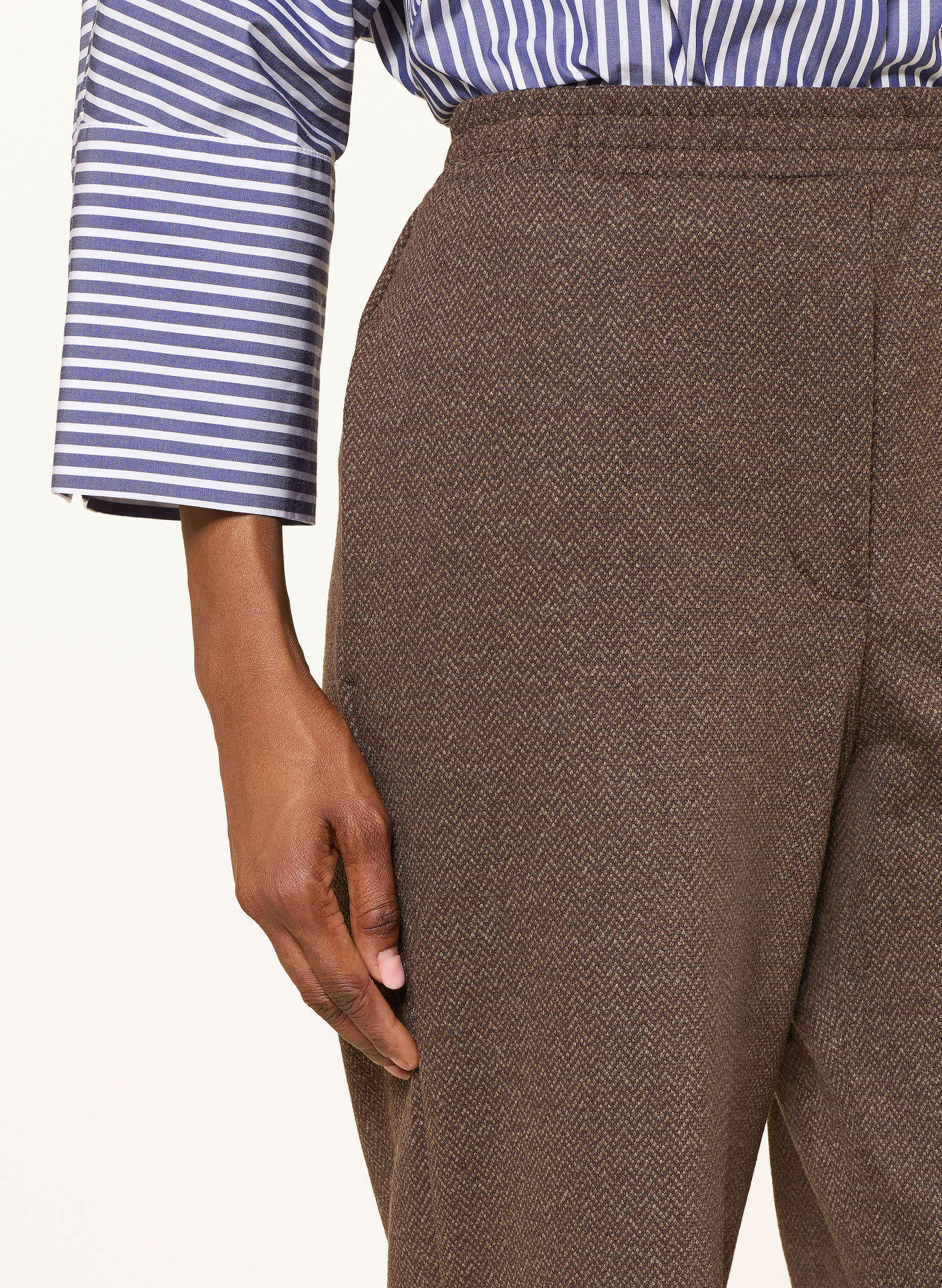 WEEKEND Max Mara Marlenehose EDITTA: DUNKELBRAUN