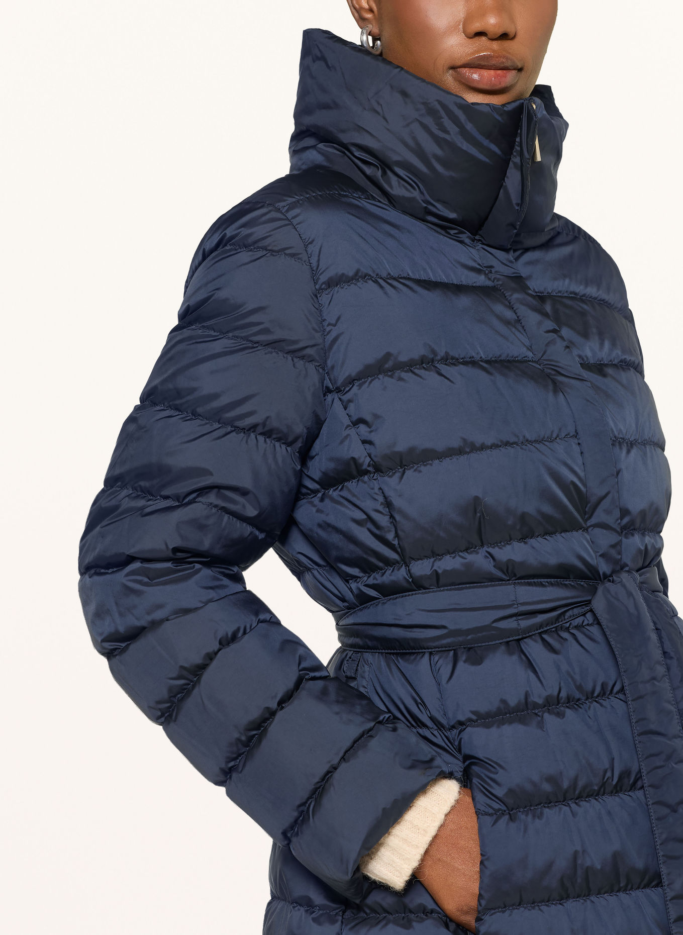 WEEKEND Max Mara Lightweight donsmantel SARTA: DONKERBLAUW