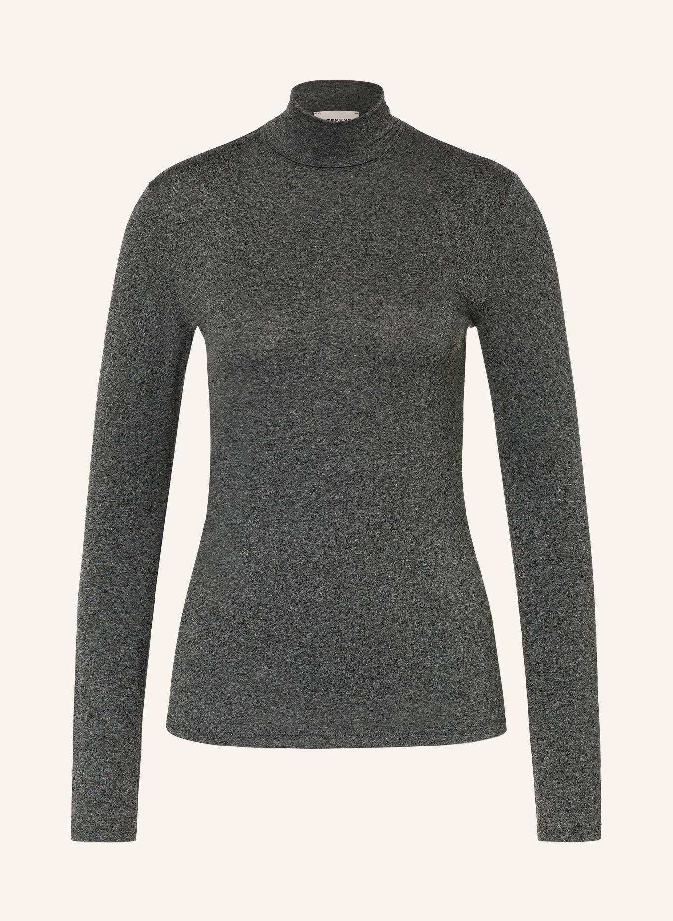 WEEKEND Max Mara MULTIF Turtleneck top: DARK GRAY