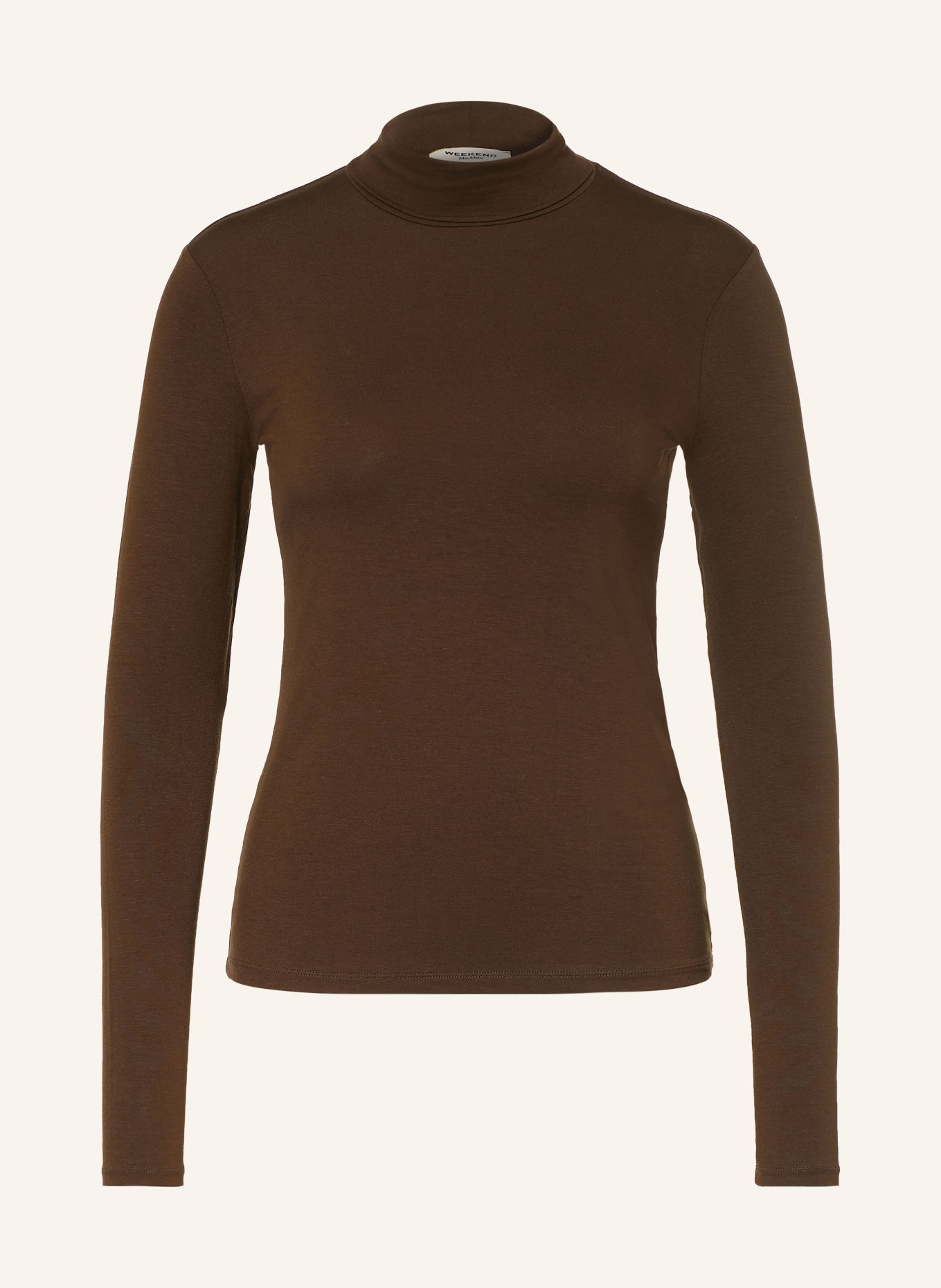 WEEKEND Max Mara Rollkragenshirt MULTIF: DUNKELBRAUN