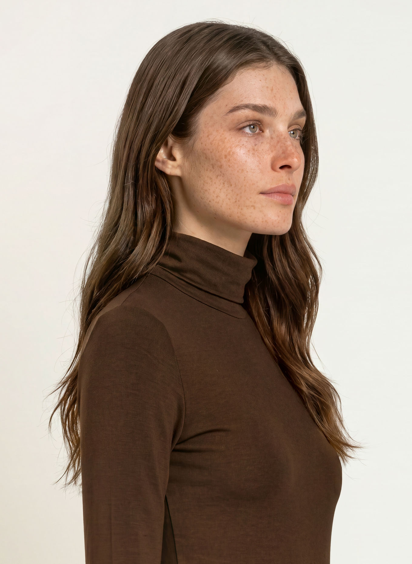 WEEKEND Max Mara Rollkragenshirt MULTIF: DUNKELBRAUN