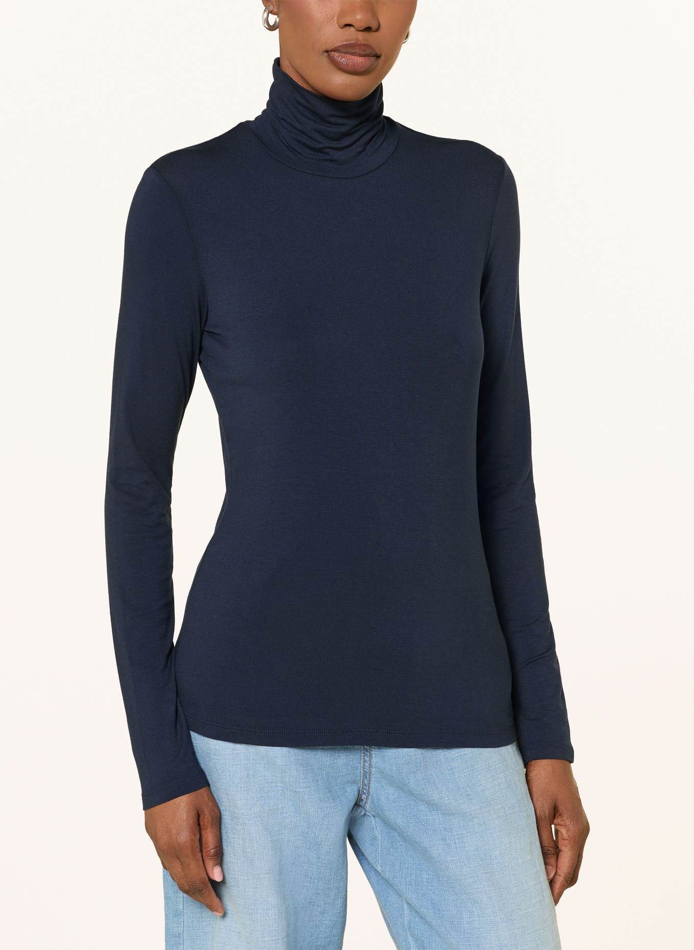 WEEKEND Max Mara Colshirt MULTIF: DONKERBLAUW