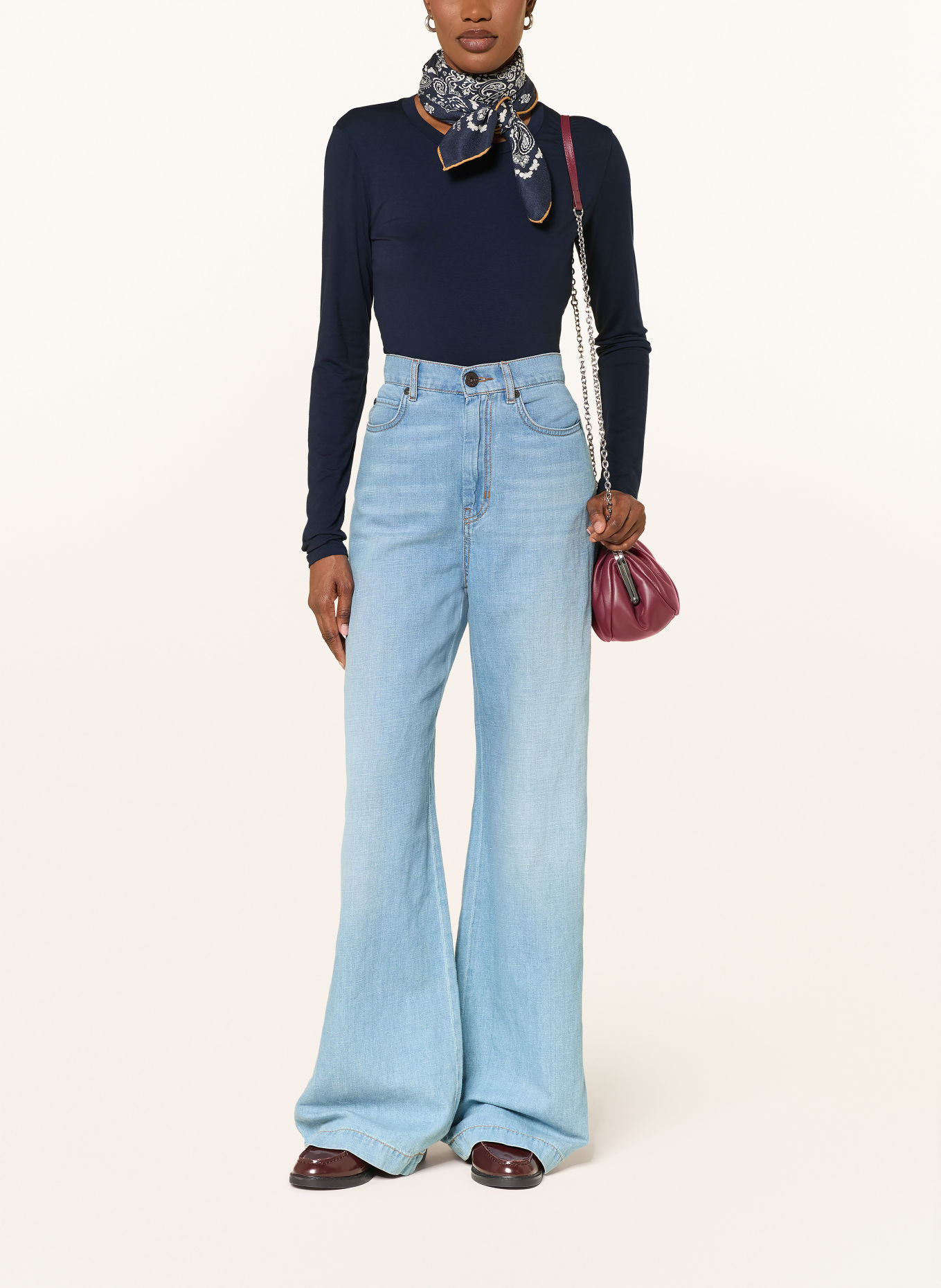 WEEKEND Max Mara Longsleeve MULTIE: DONKERBLAUW