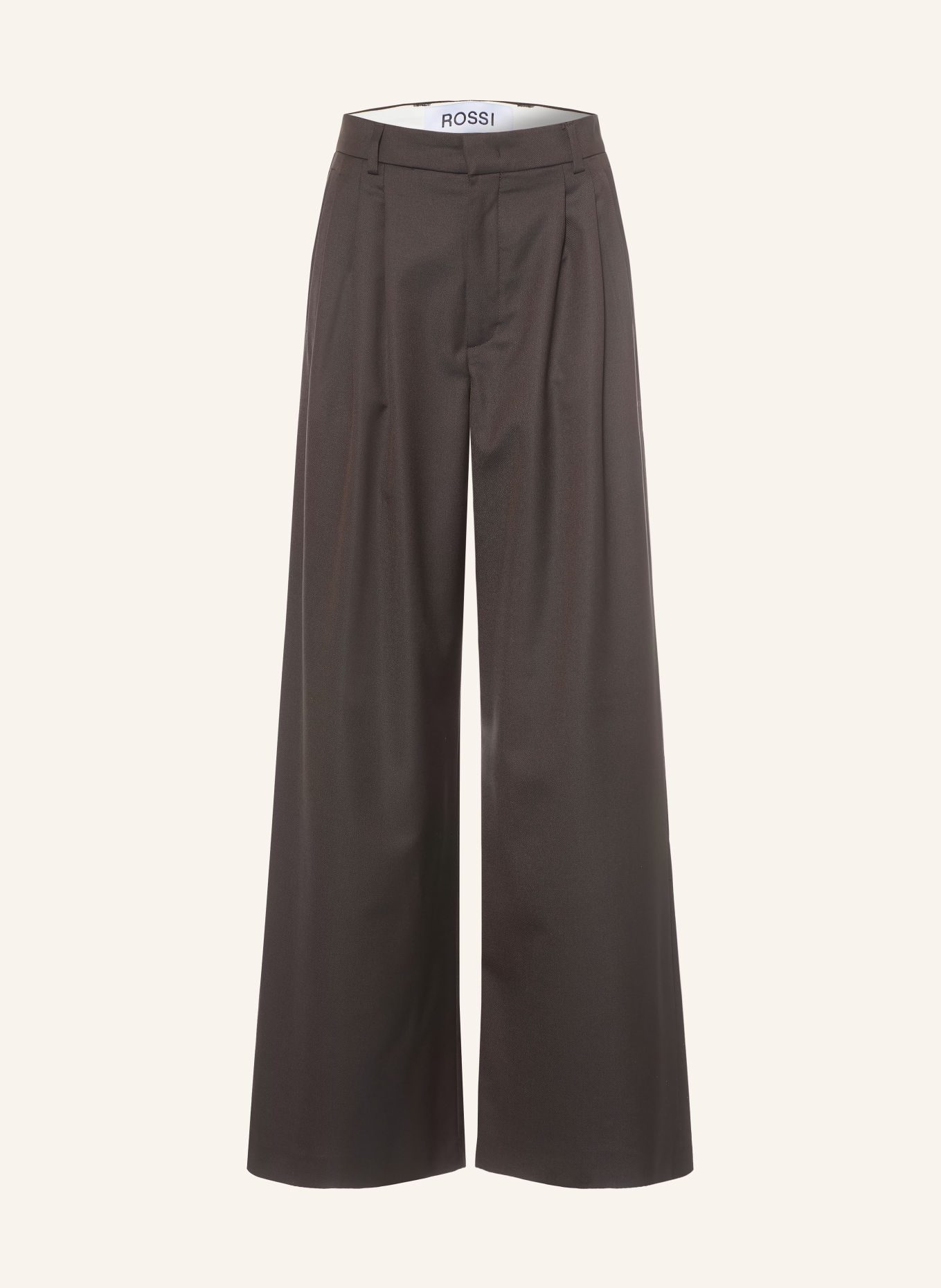 ROSSI Marlene-broek ZEYN: MARRON FONCÉ