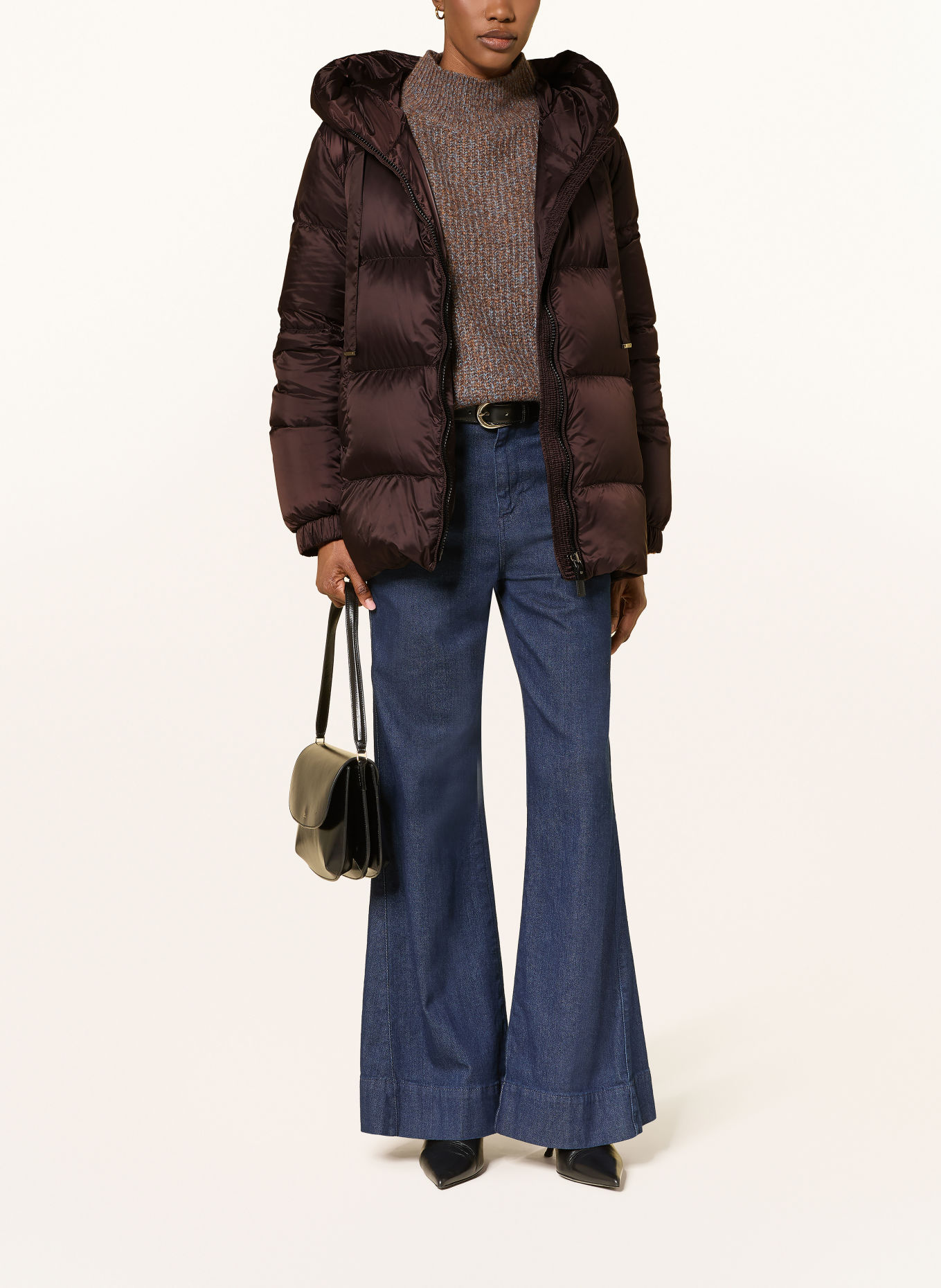 Max Mara The Cube Donsjas SEIA: MARRON FONCÉ