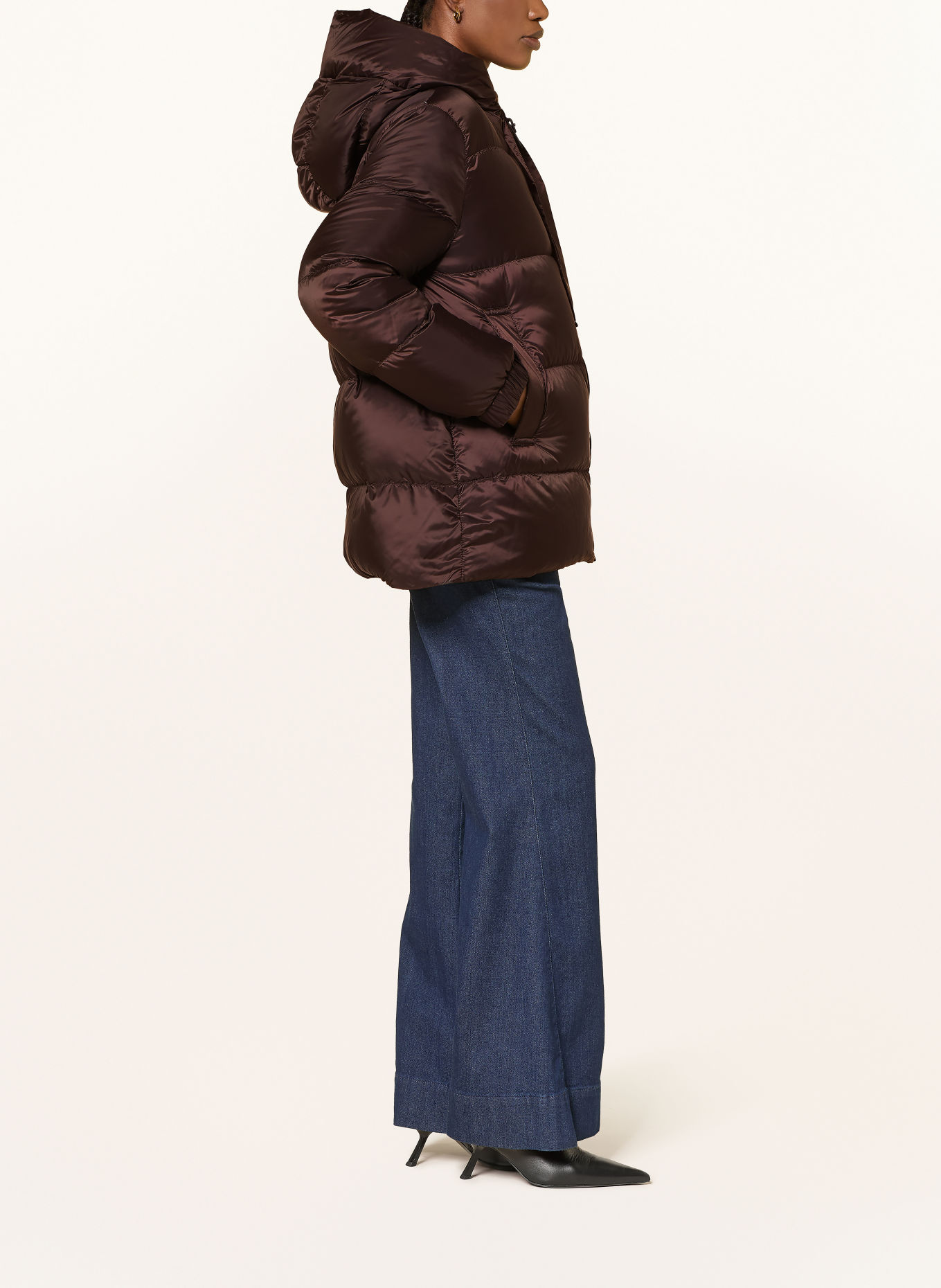 Max Mara The Cube Donsjas SEIA: MARRON FONCÉ