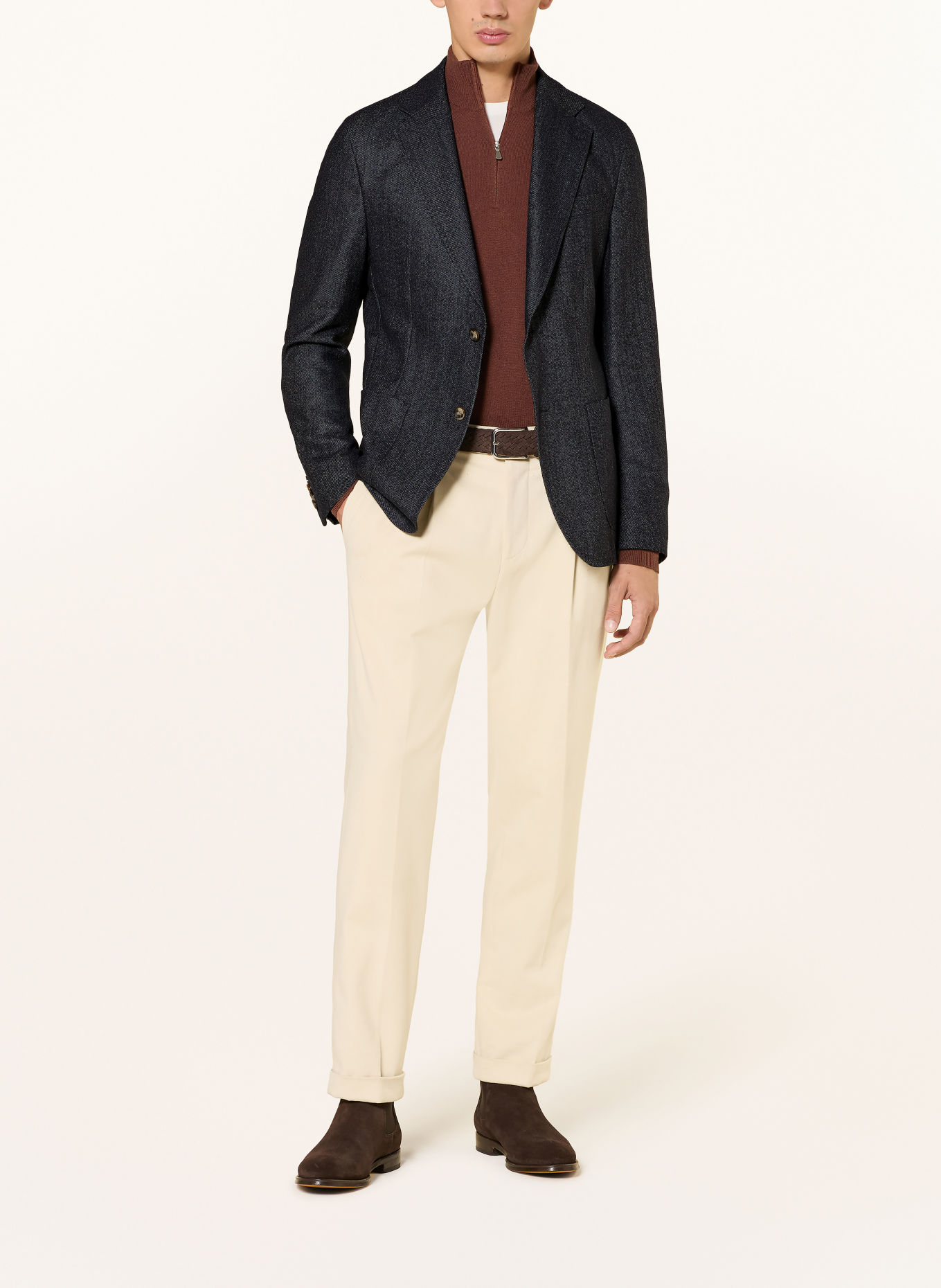 windsor. Sakko GIRO Slim Fit: DUNKELBLAU