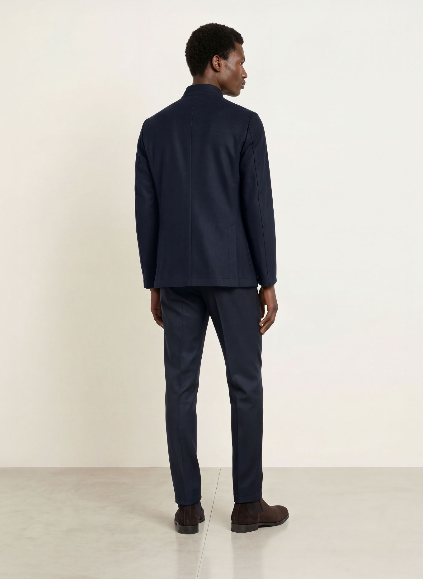 windsor. Jacka TESSO Shaped Fit: MÖRKBLÅ