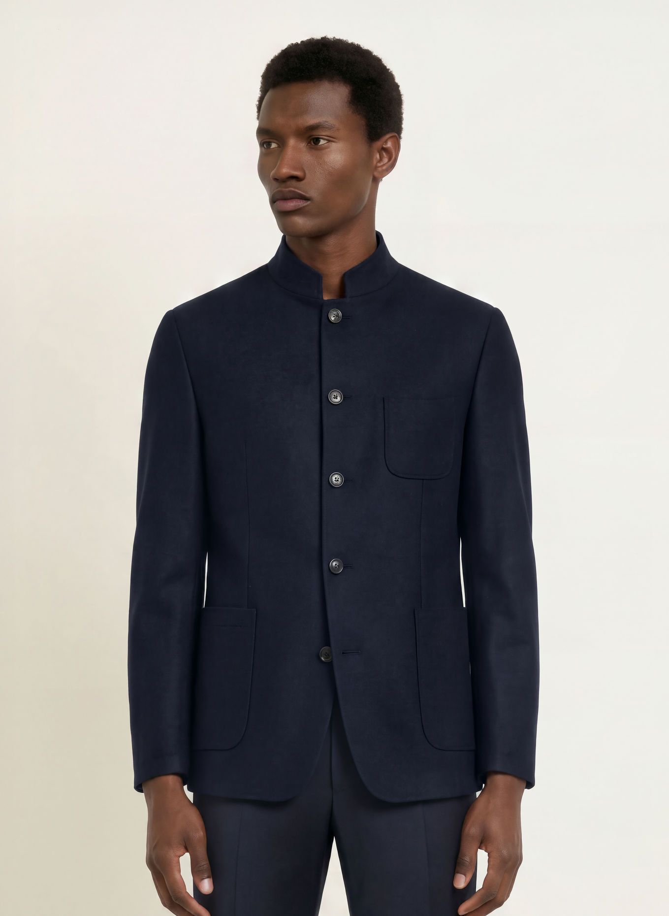 windsor. Jacka TESSO Shaped Fit: MÖRKBLÅ