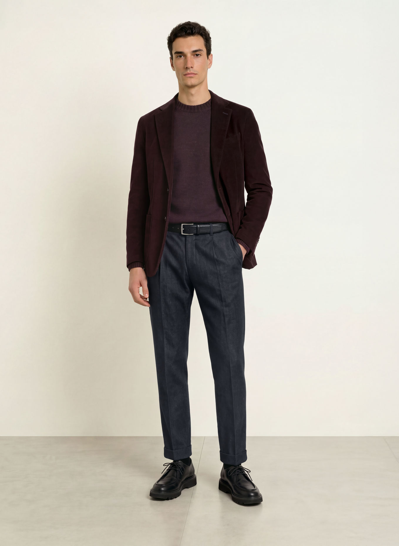 windsor. Anzughose SAPO Slim Fit: 401 Dark Blue 401