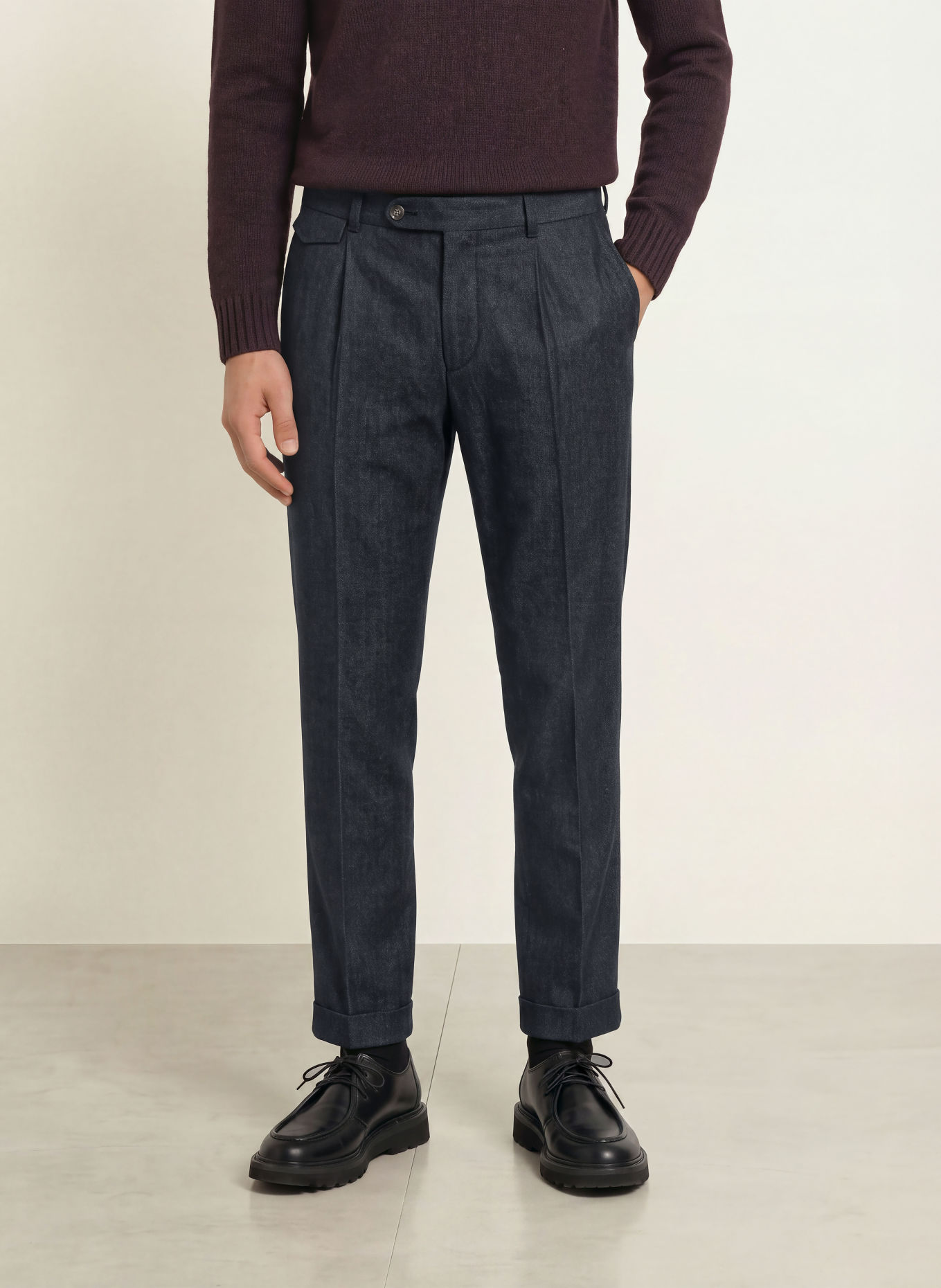 windsor. Anzughose SAPO Slim Fit: 401 Dark Blue 401