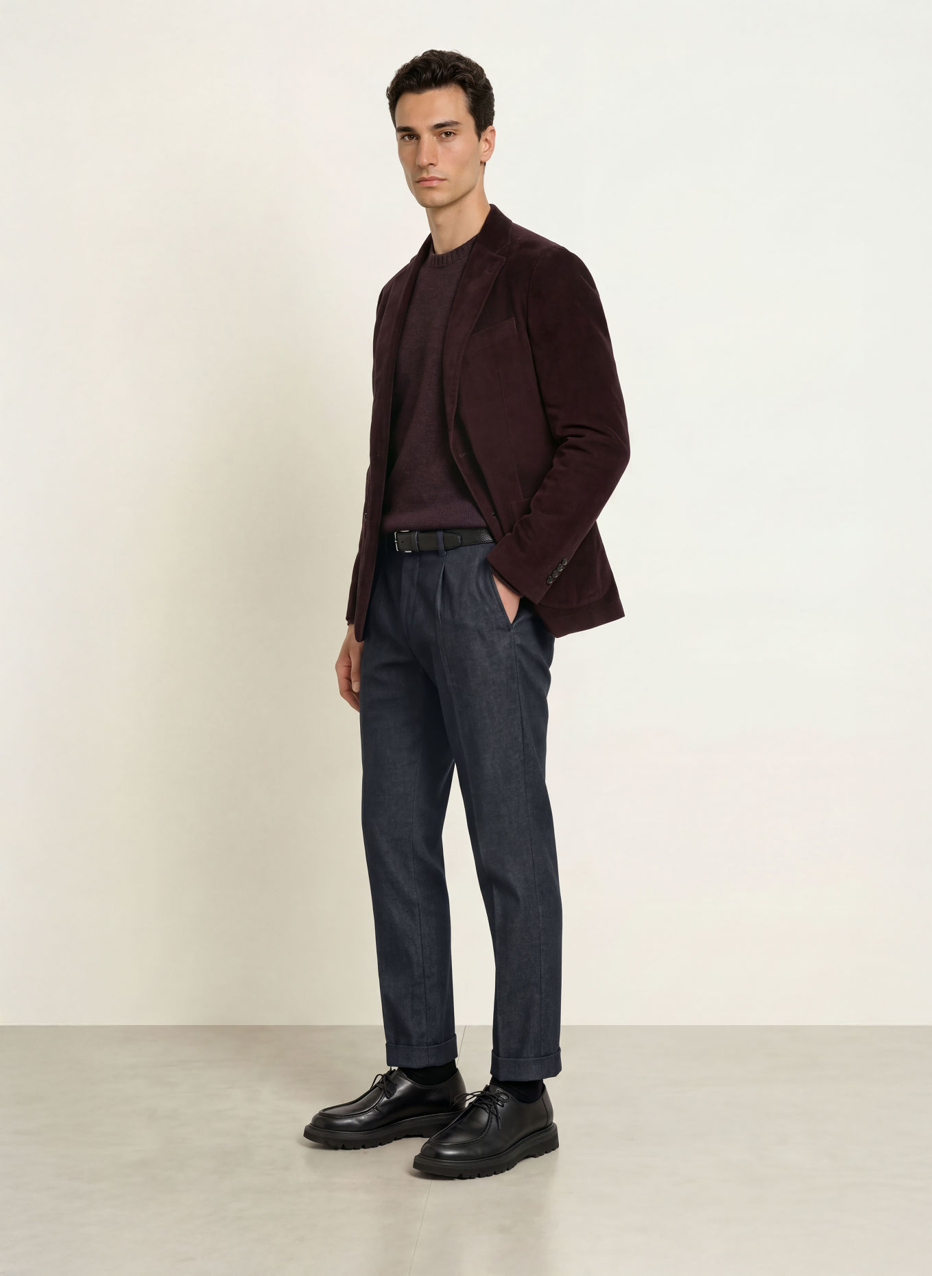 windsor. Anzughose SAPO Slim Fit: 401 Dark Blue 401