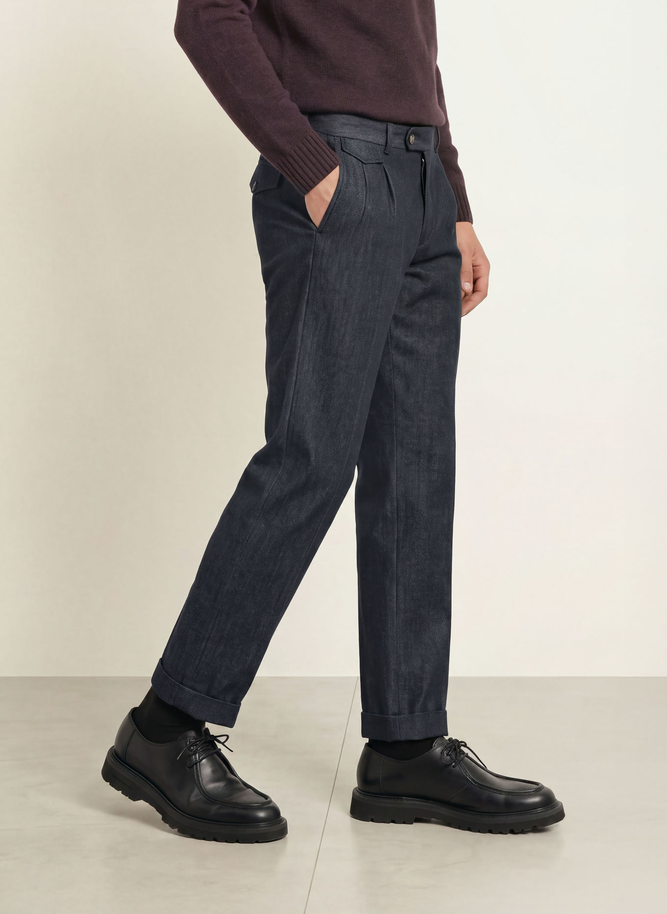 windsor. Anzughose SAPO Slim Fit: 401 Dark Blue 401