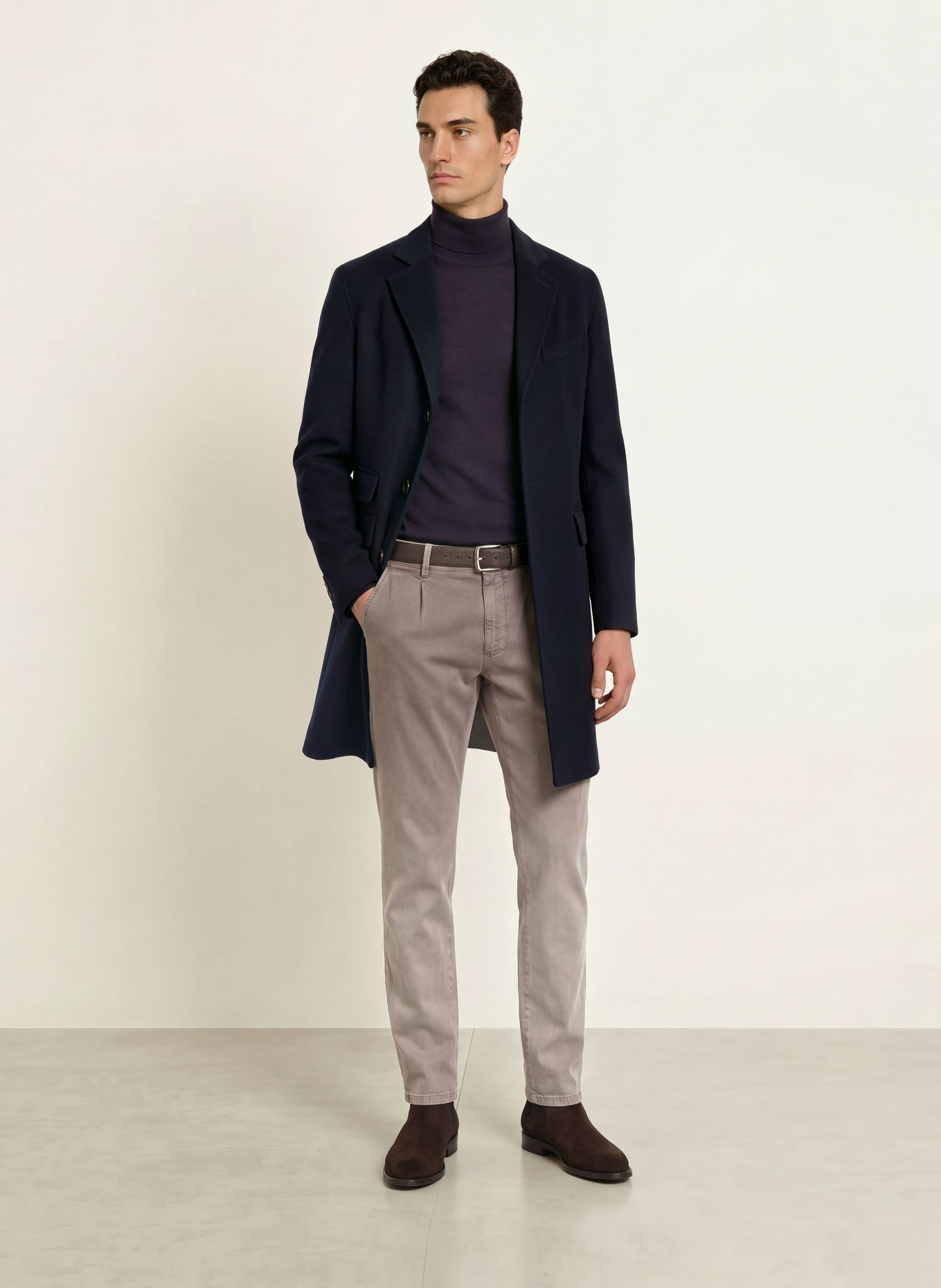 windsor. Pantalon Chino CINO coupe slim: TAUPE
