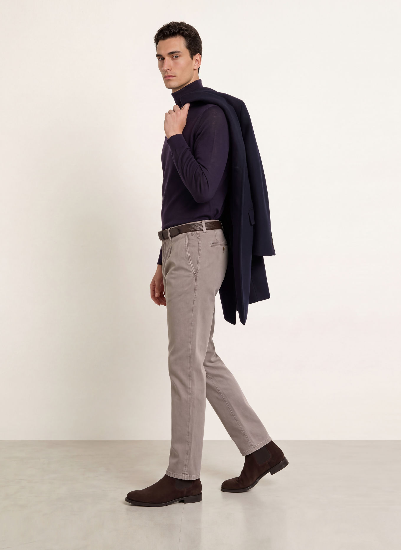 windsor. Pantalon Chino CINO coupe slim: TAUPE