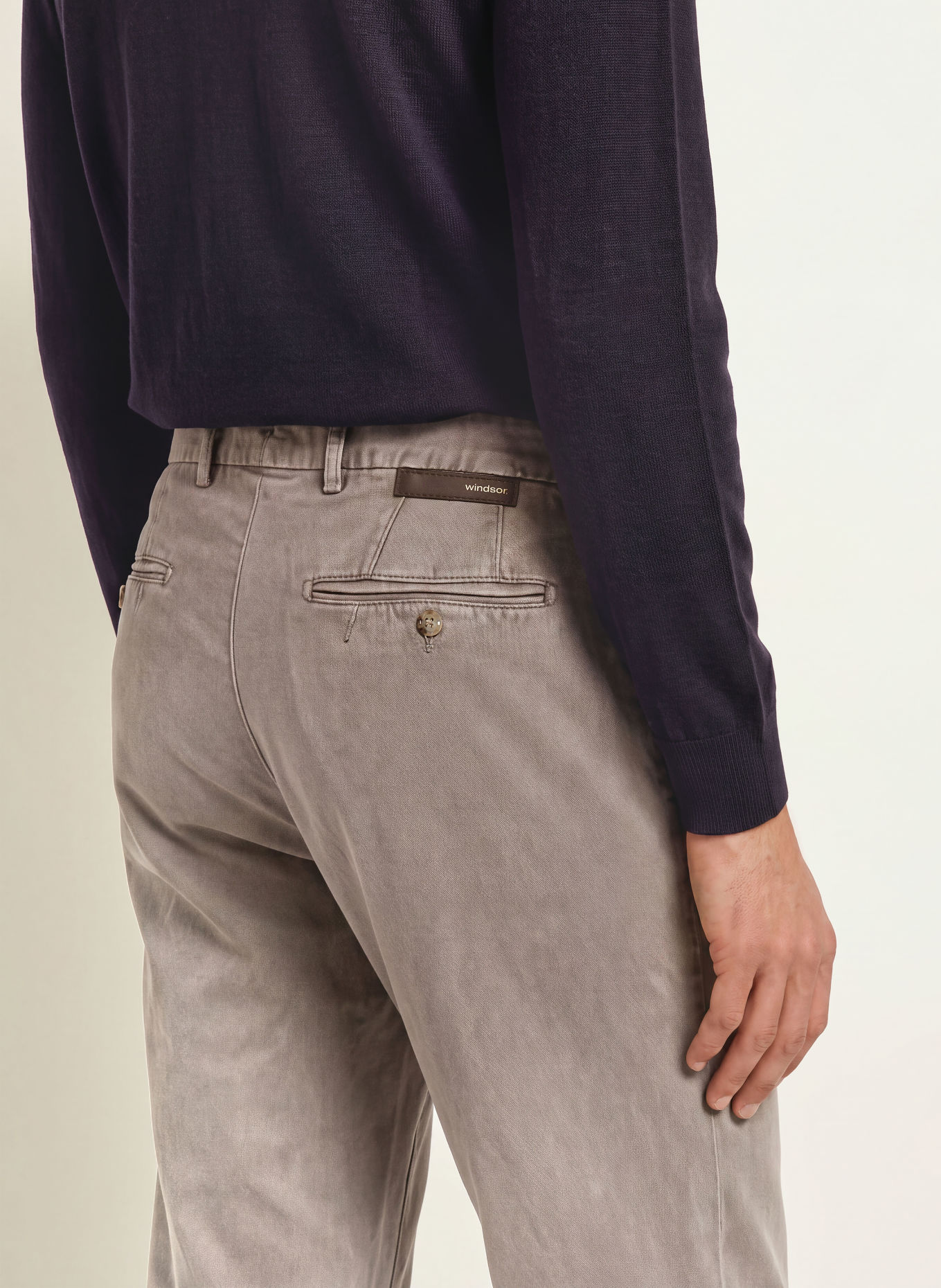 windsor. Pantalon Chino CINO coupe slim: TAUPE