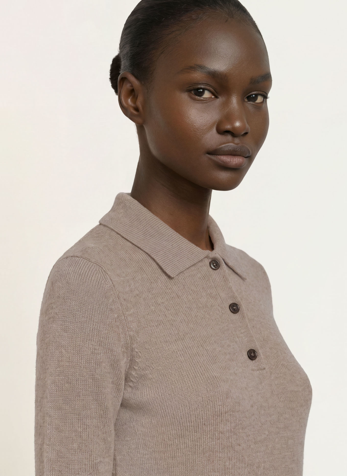 S Max Mara ONORE Knit Dress: LIGHT BROWN