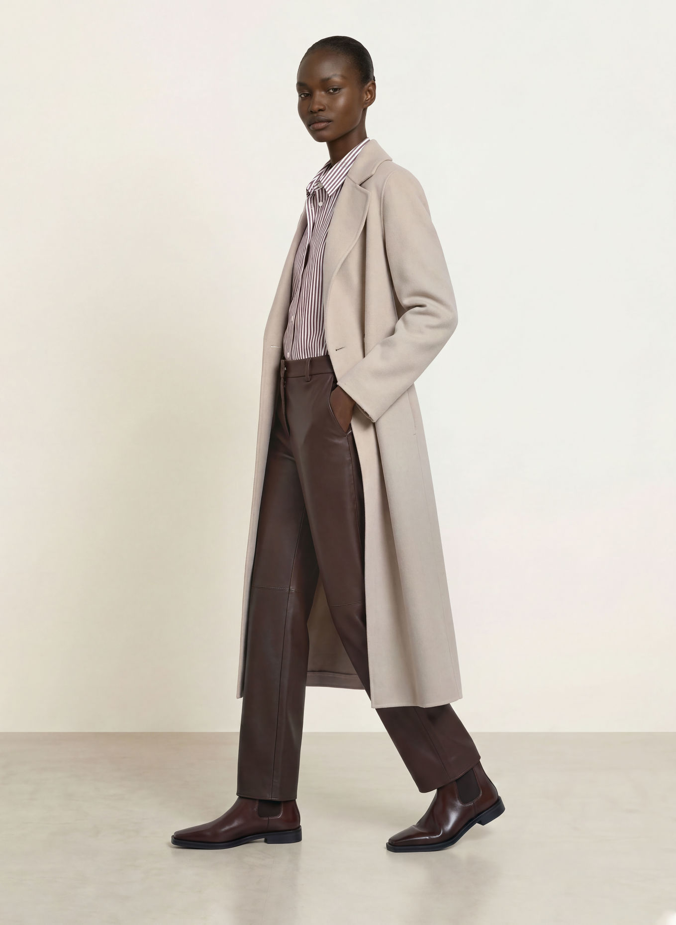 S Max Mara Wollen mantel POLDO: CRÈME