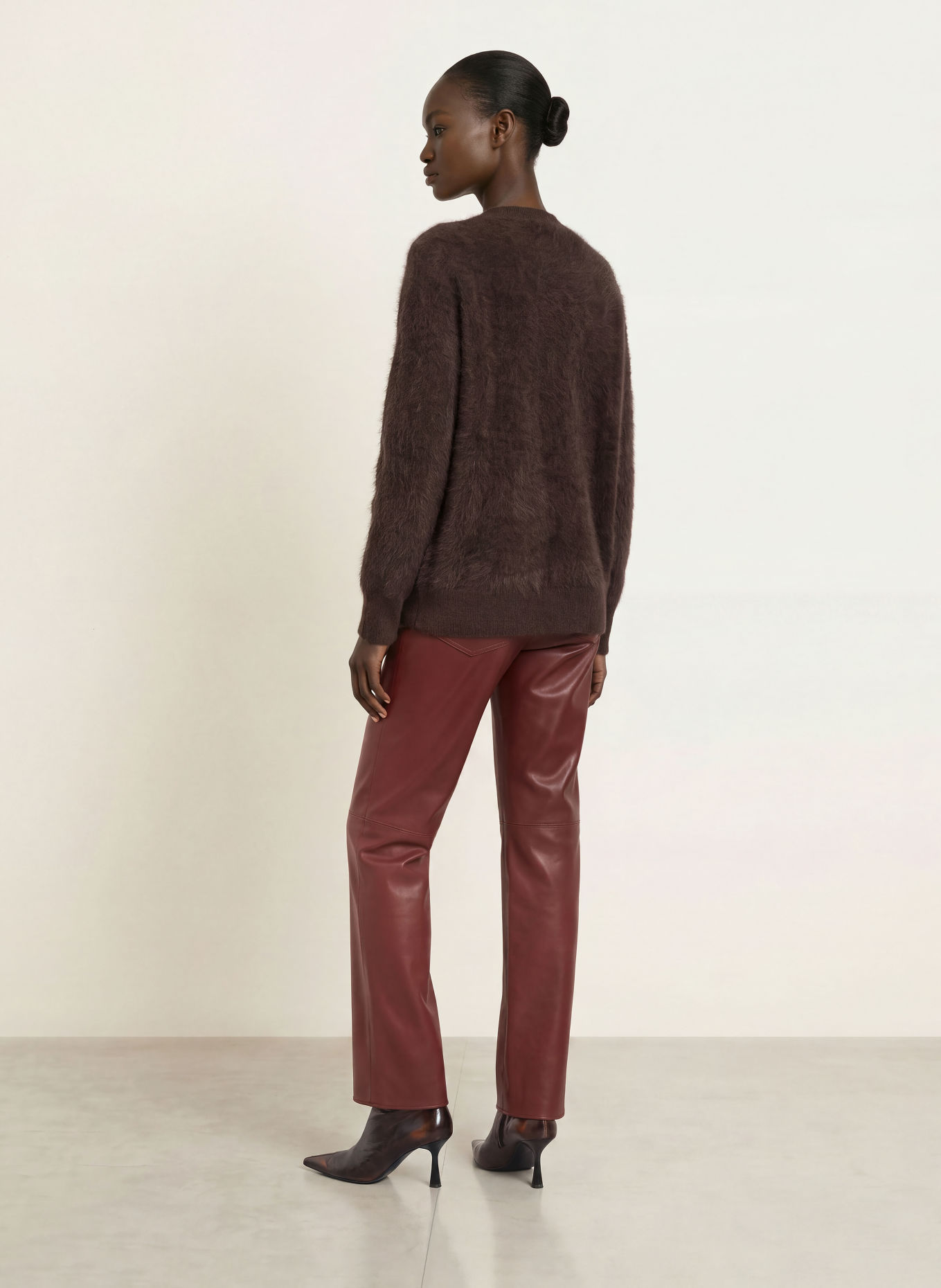 S Max Mara Kasjmiertrui CHICCA: MARRON FONCÉ
