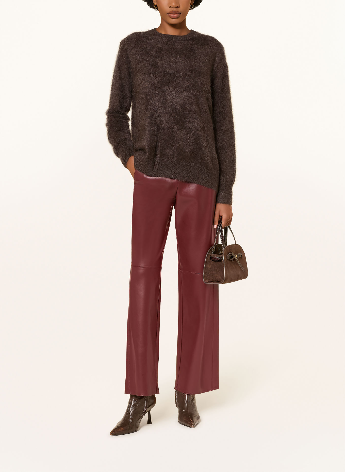 S Max Mara Kasjmiertrui CHICCA: MARRON FONCÉ