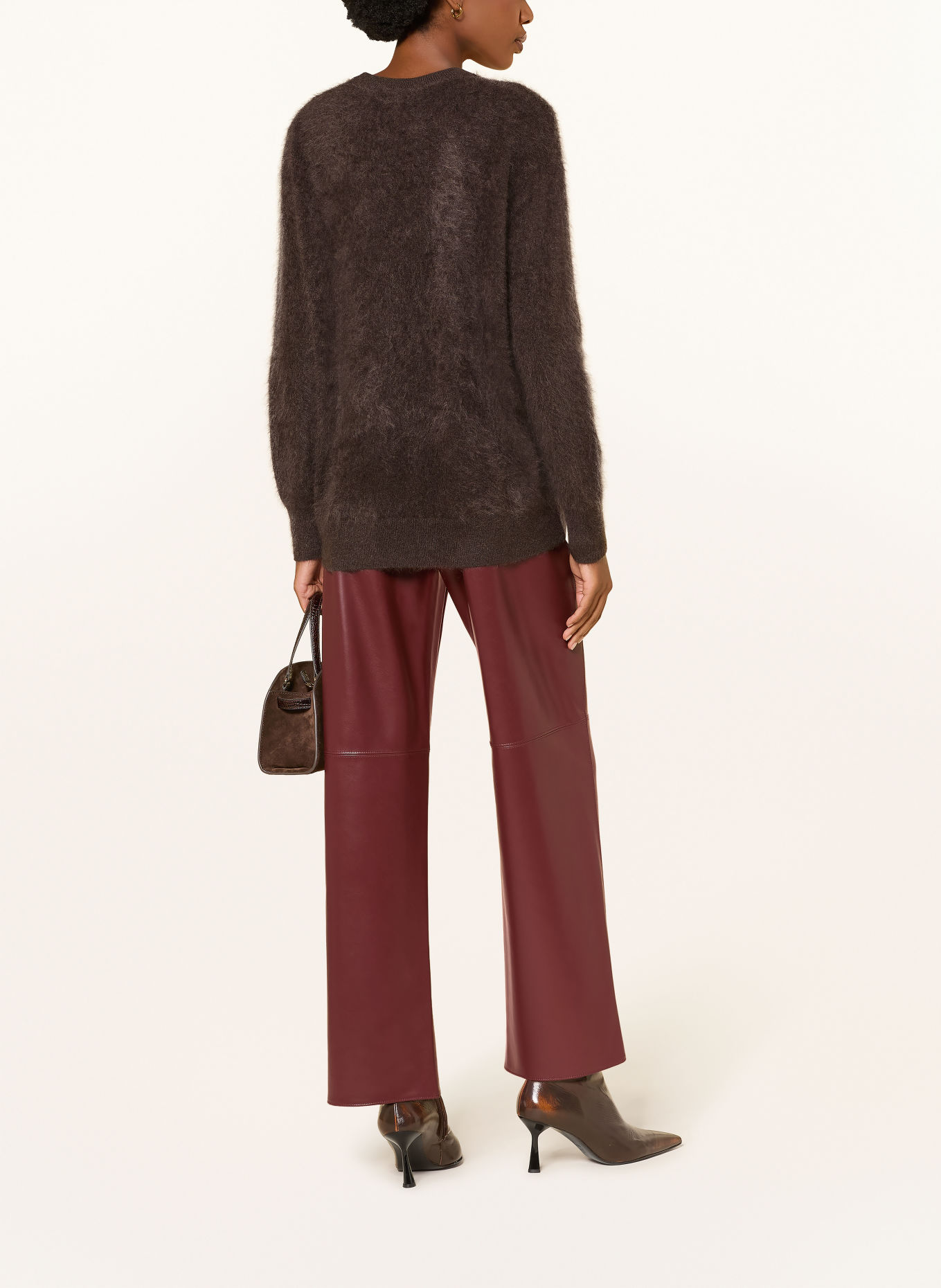 S Max Mara Kasjmiertrui CHICCA: MARRON FONCÉ