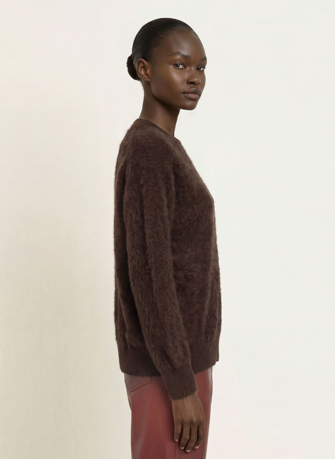 S Max Mara Kasjmiertrui CHICCA: MARRON FONCÉ