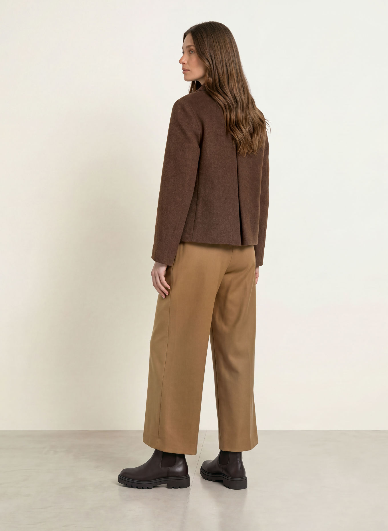 S Max Mara Marlene-broek FLORIA: COGNAC