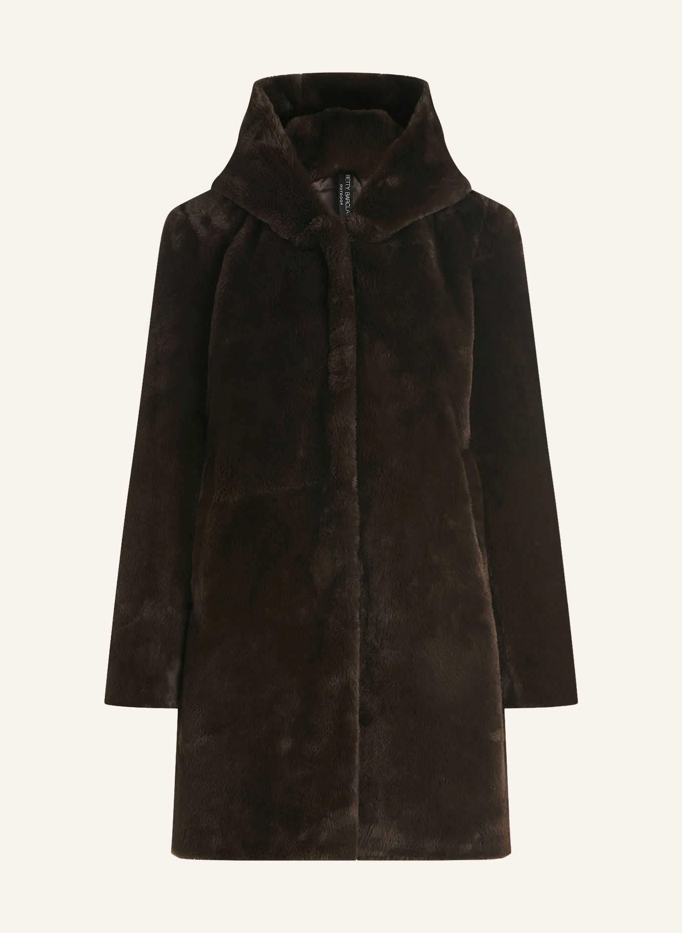 Betty Barclay Kunstfell-Jacke: DUNKELBRAUN