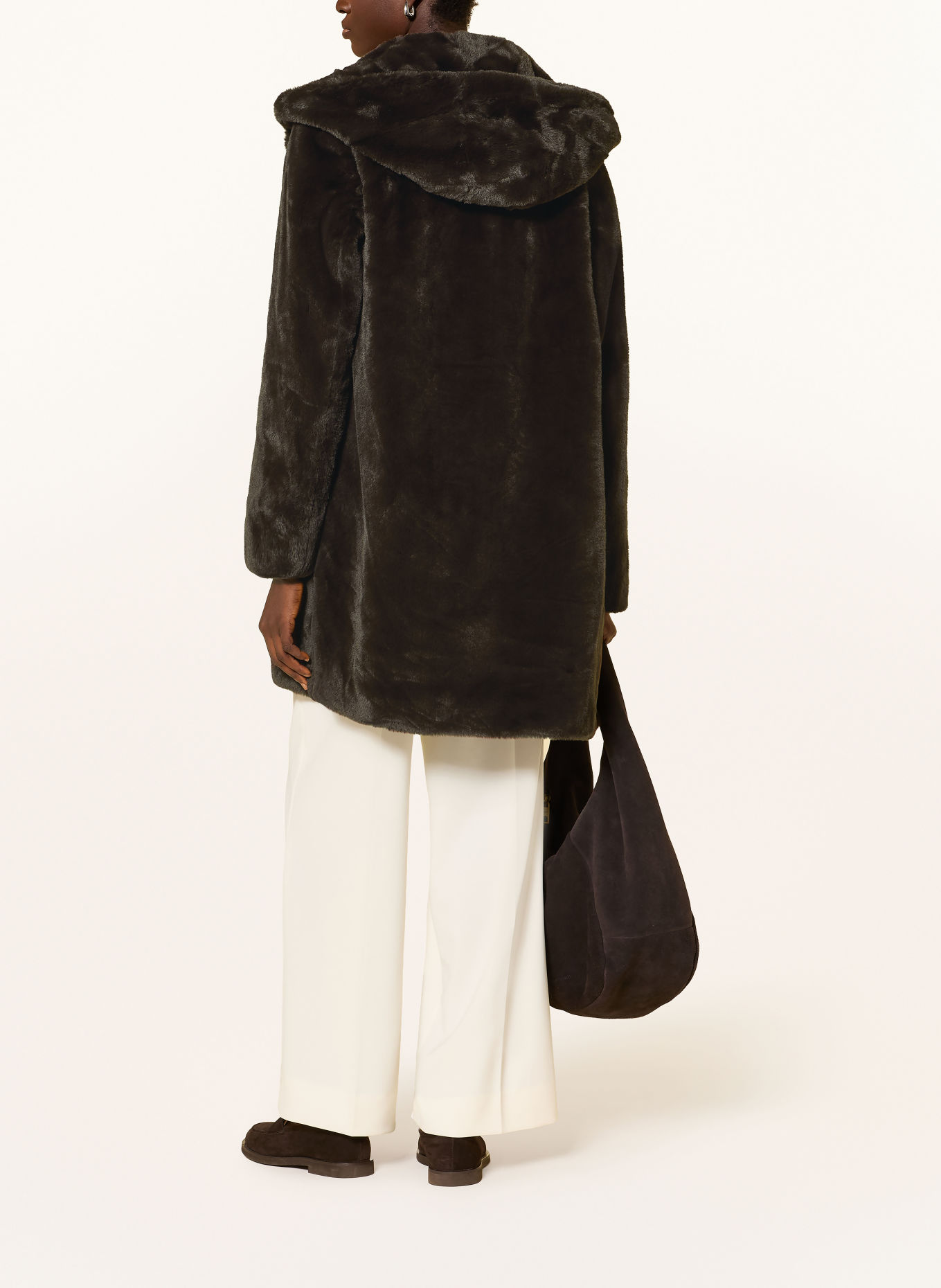 Betty Barclay Kunstfell-Jacke: DUNKELBRAUN