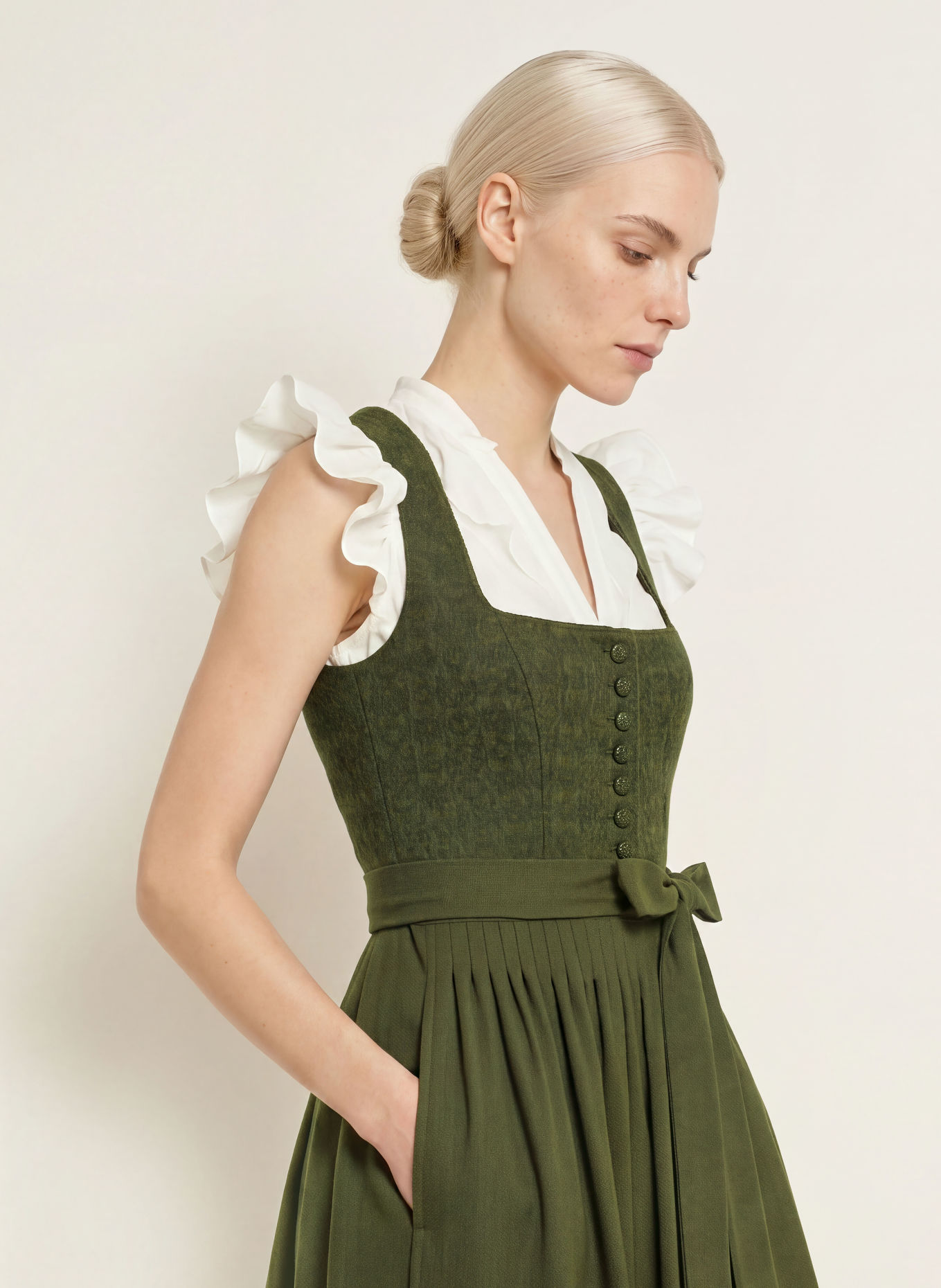 SPORTALM Dirndl: OLIVE