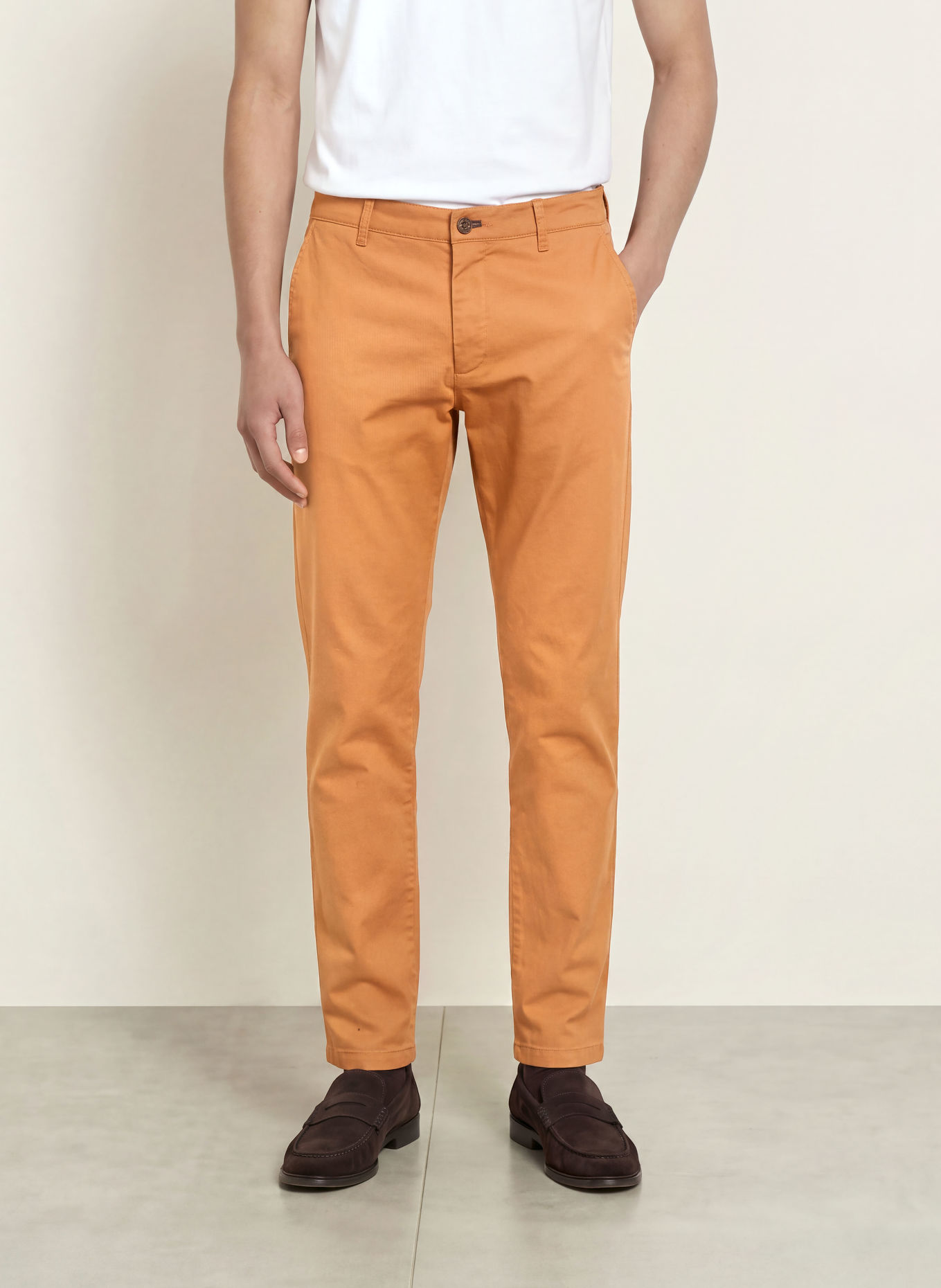 JOOP! JEANS MATTHEW Extra Slim Fit Chinos: COGNAC