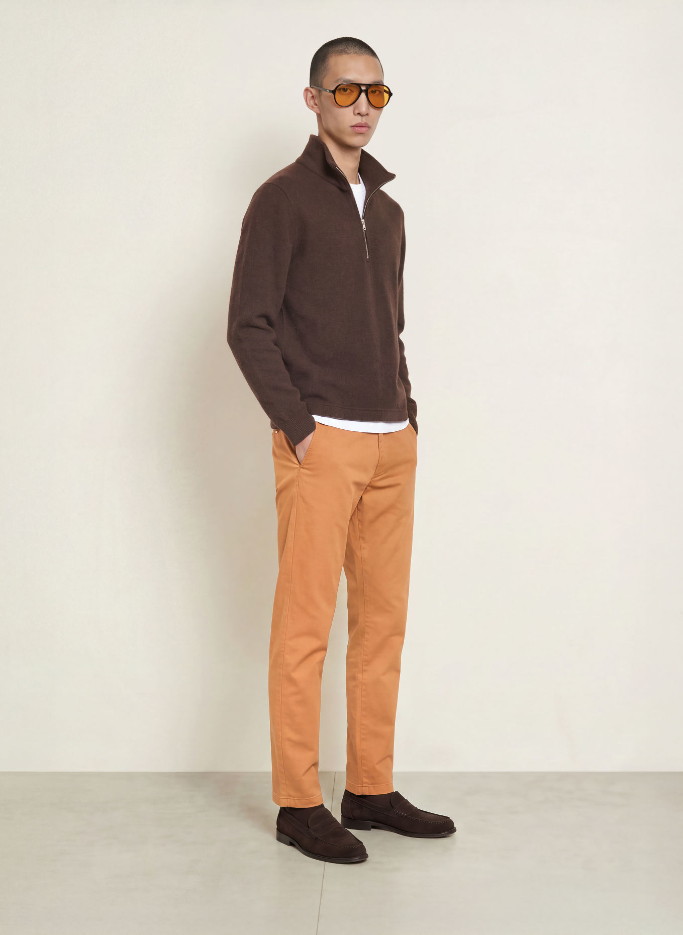 JOOP! JEANS MATTHEW Extra Slim Fit Chinos: COGNAC