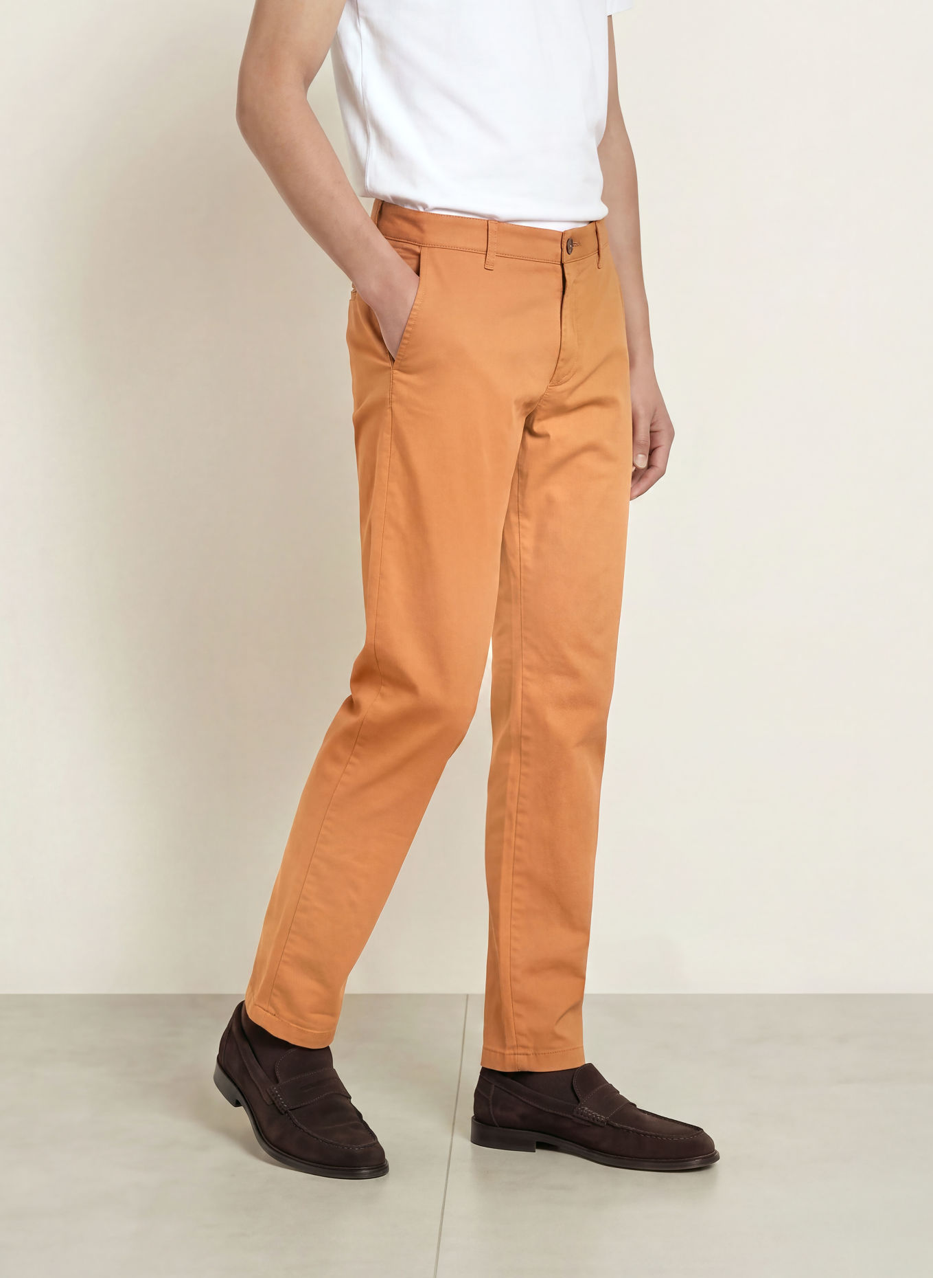JOOP! JEANS MATTHEW Extra Slim Fit Chinos: COGNAC