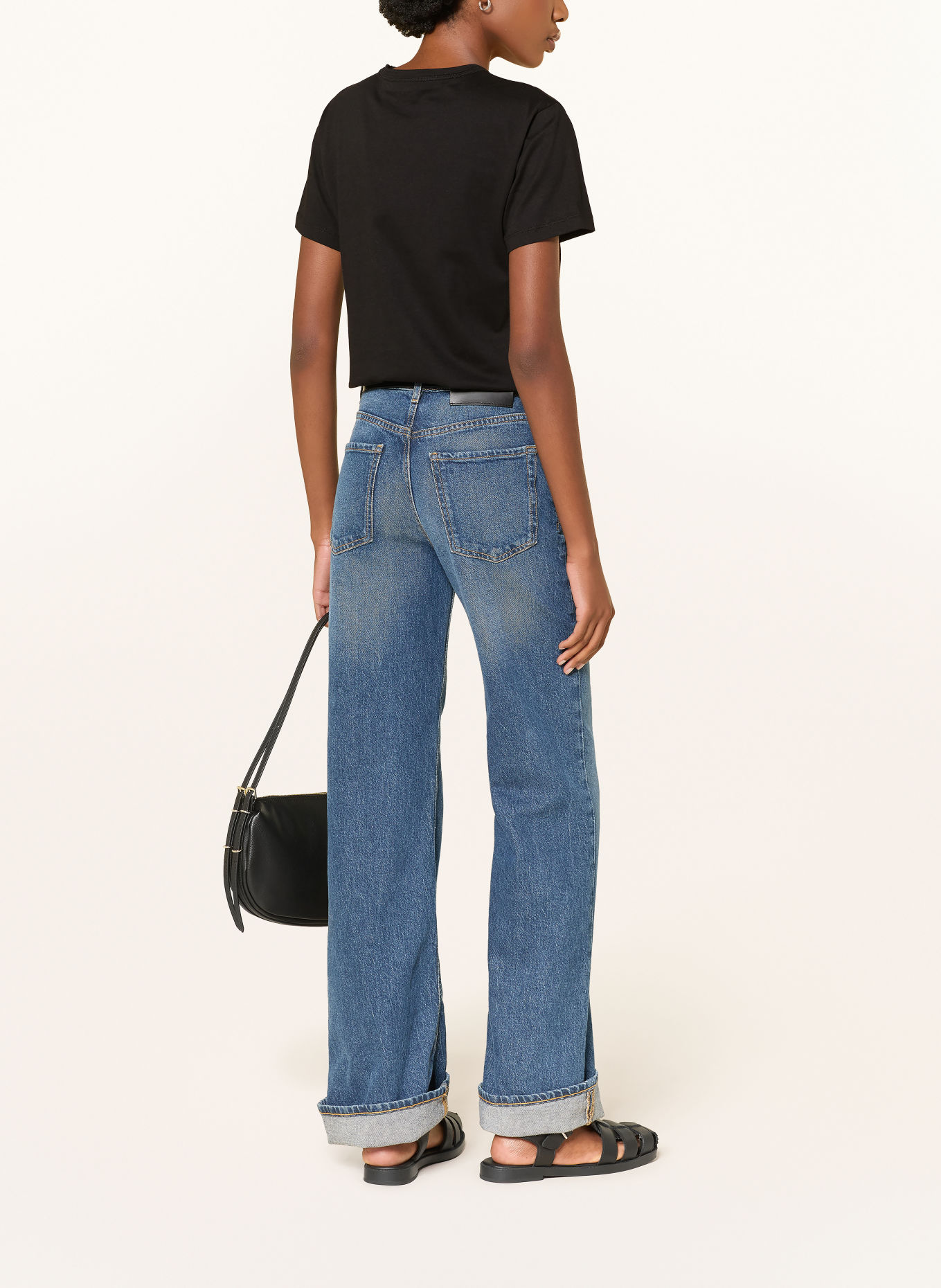 HUGO T-shirt DAMACIA: SVART