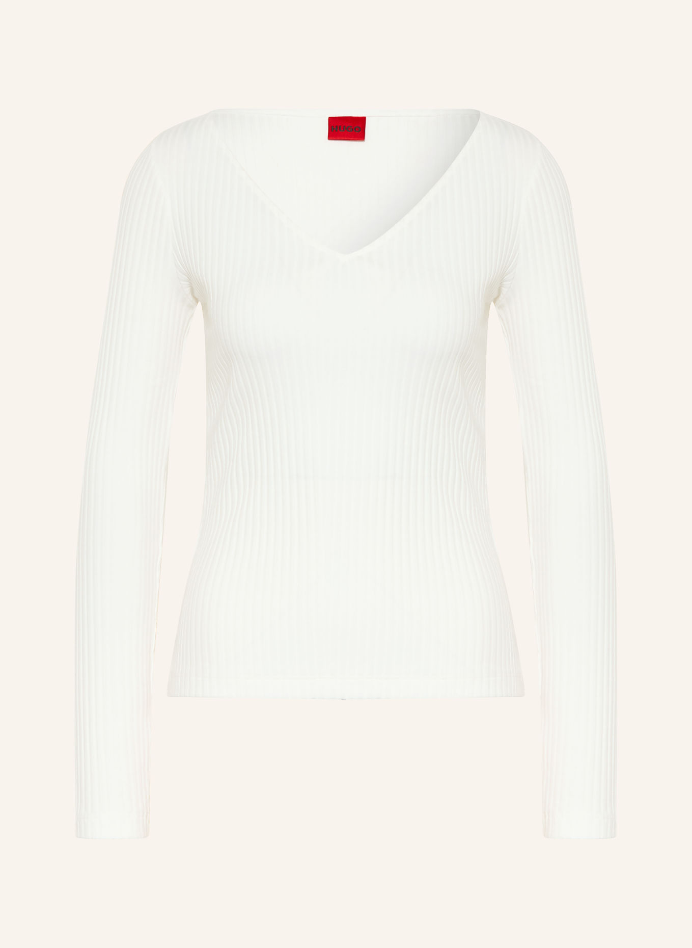 HUGO Longsleeve DUMILLE: WIT