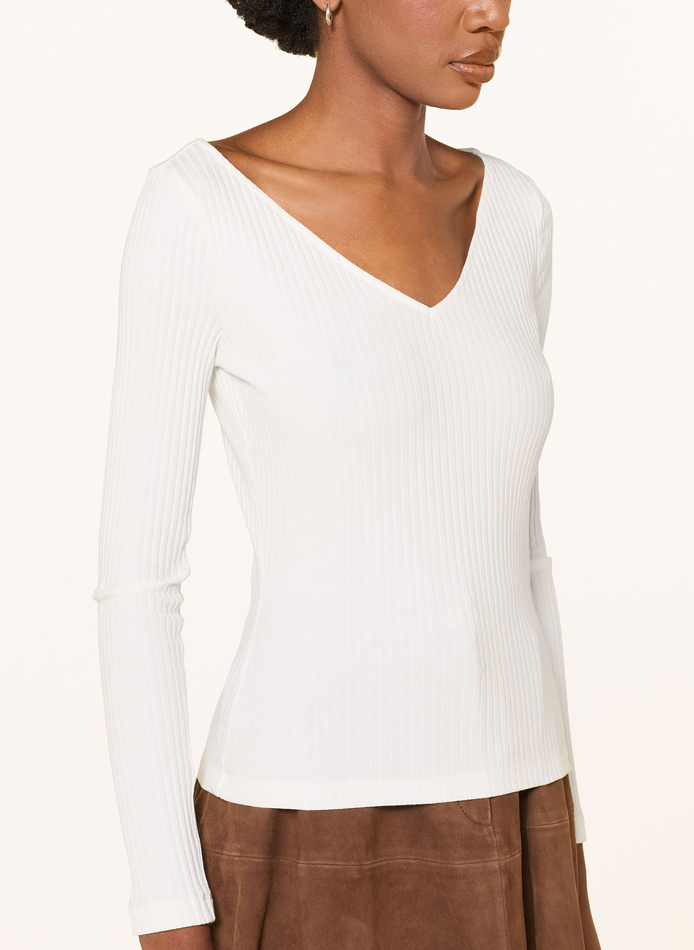 HUGO Longsleeve DUMILLE: WIT