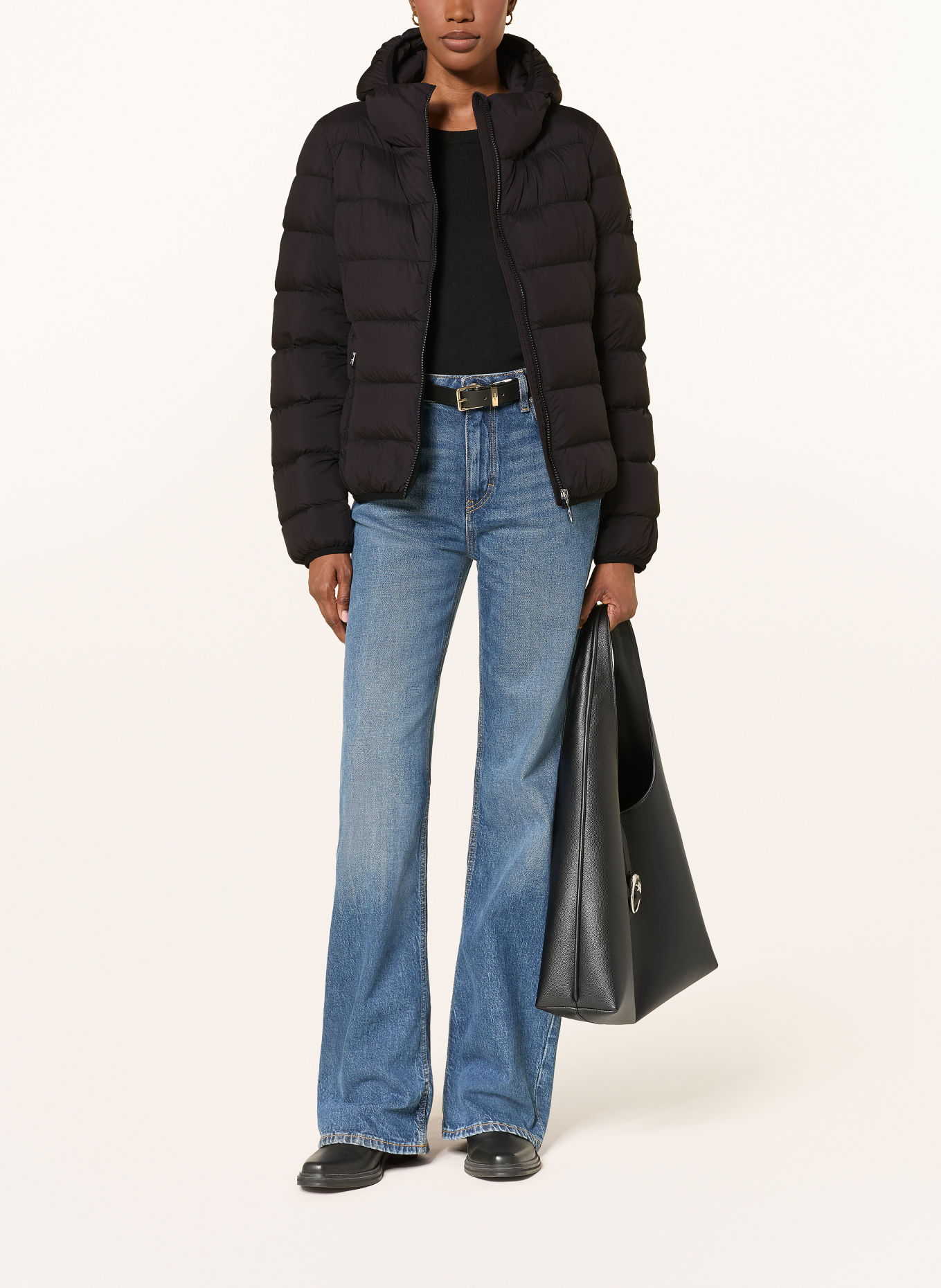 HUGO FANDINE Lightweight Down Jacket: BLACK