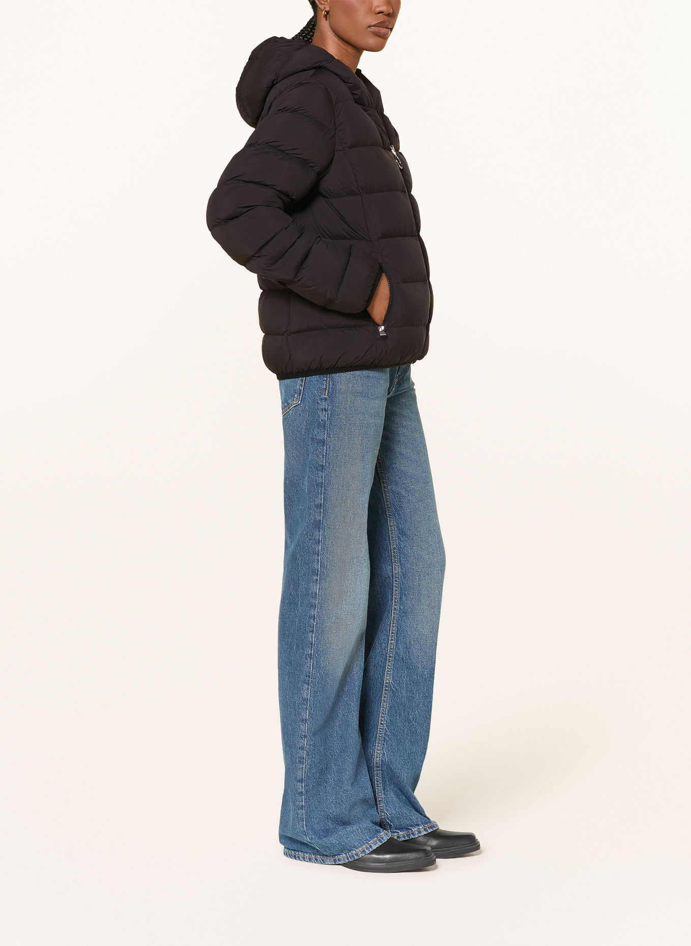 HUGO FANDINE Lightweight Down Jacket: BLACK