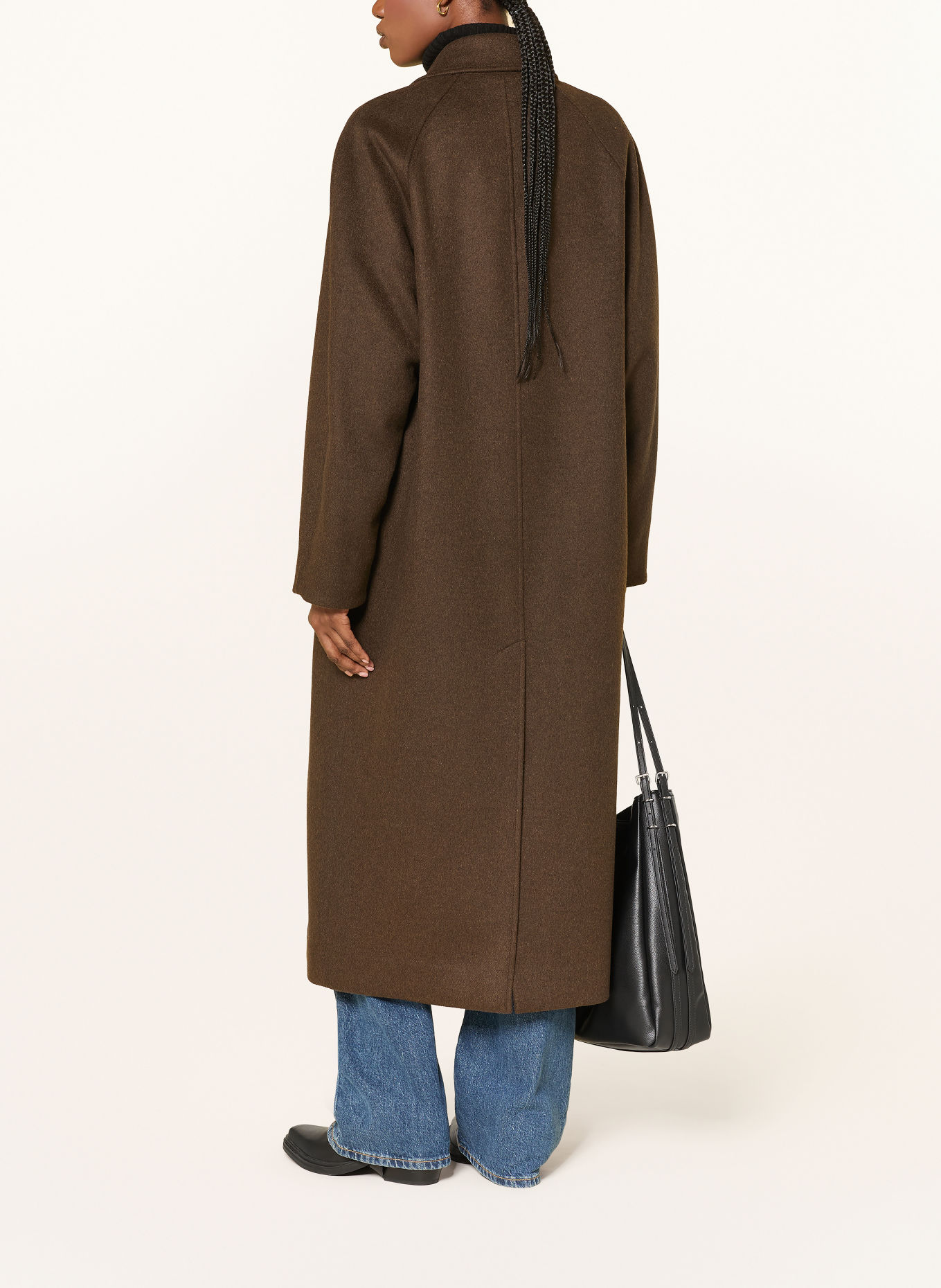 HUGO Mantel MALINI: MARRON FONCÉ