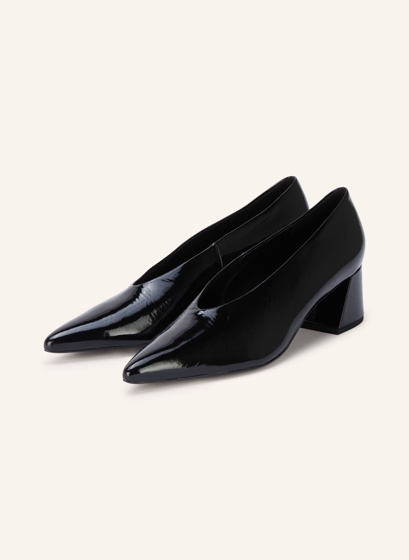 Högl Escarpins en cuir verni: NOIR