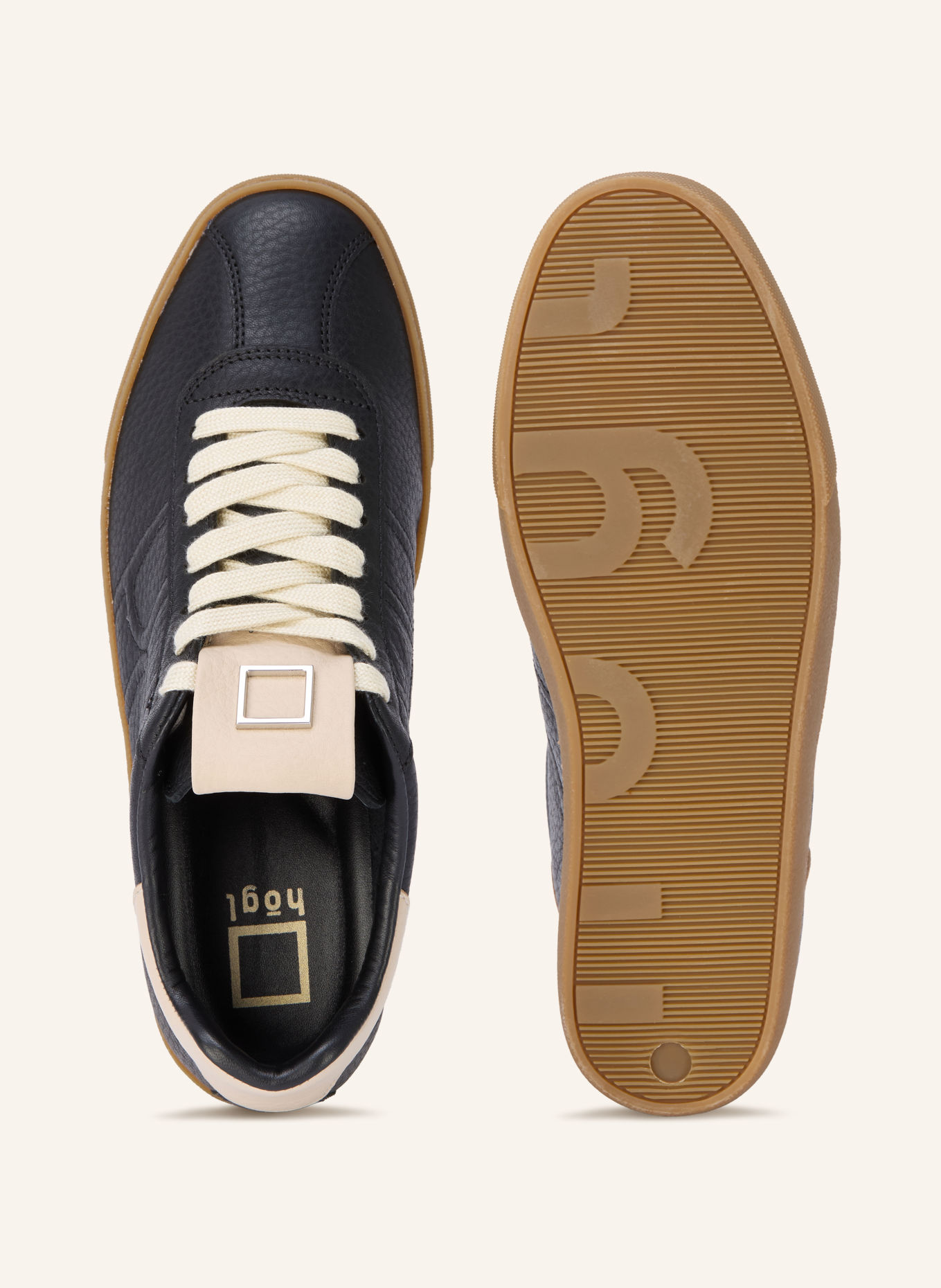 Högl Sneakers: NOIR / BEIGE