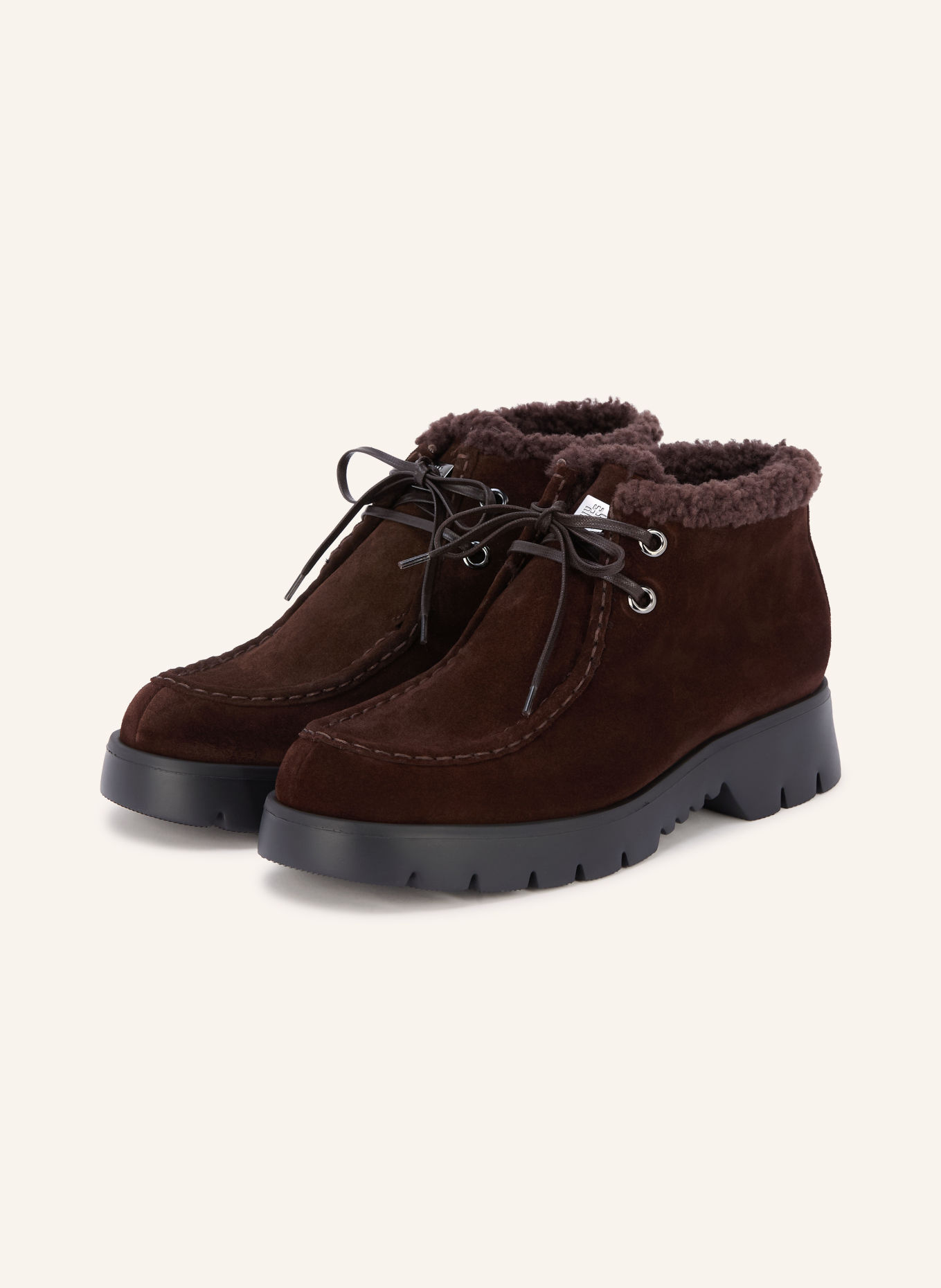 Högl Lace-up boots: DARK BROWN