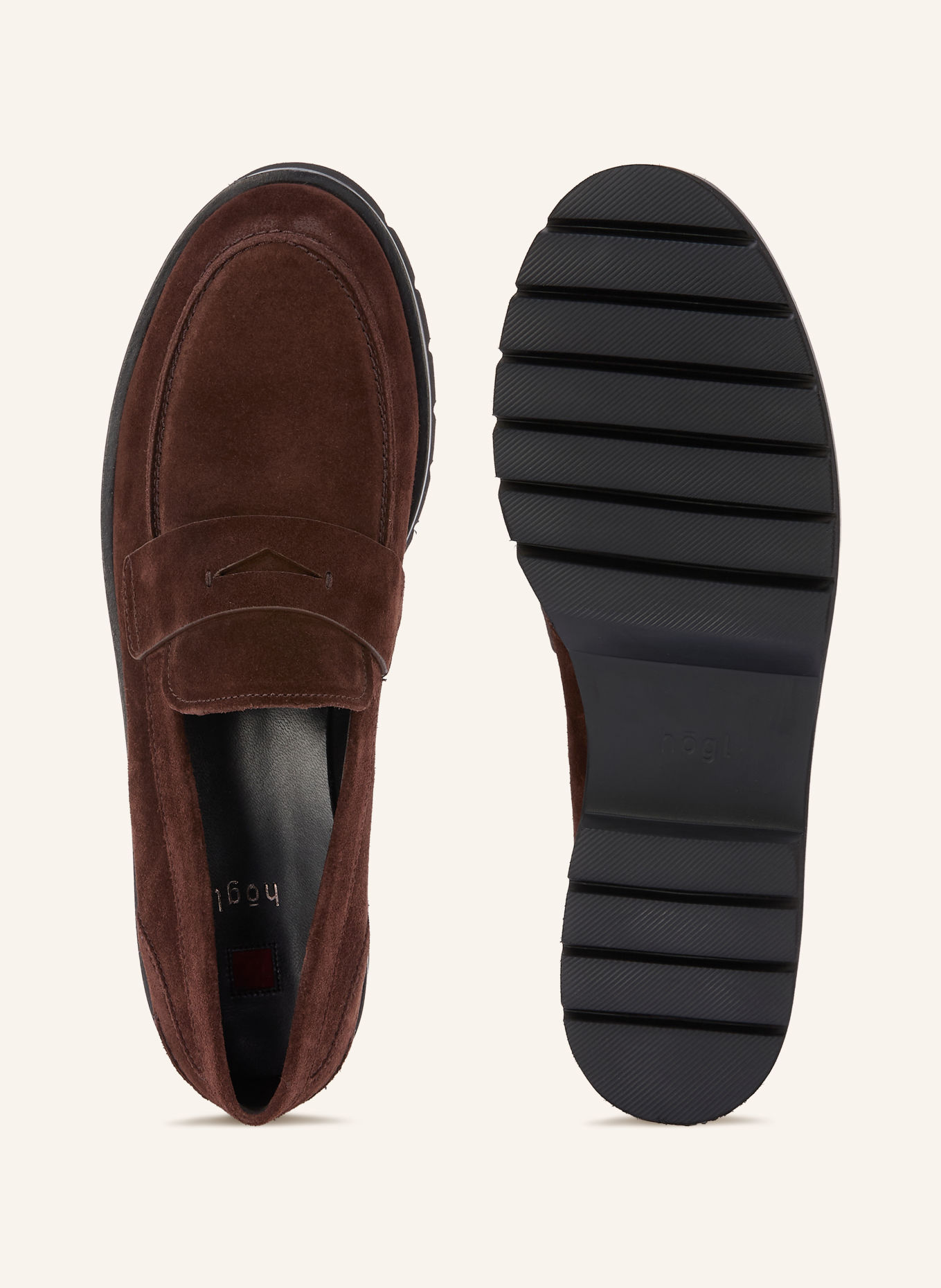 Högl Penny-loafers: MÖRKBRUN