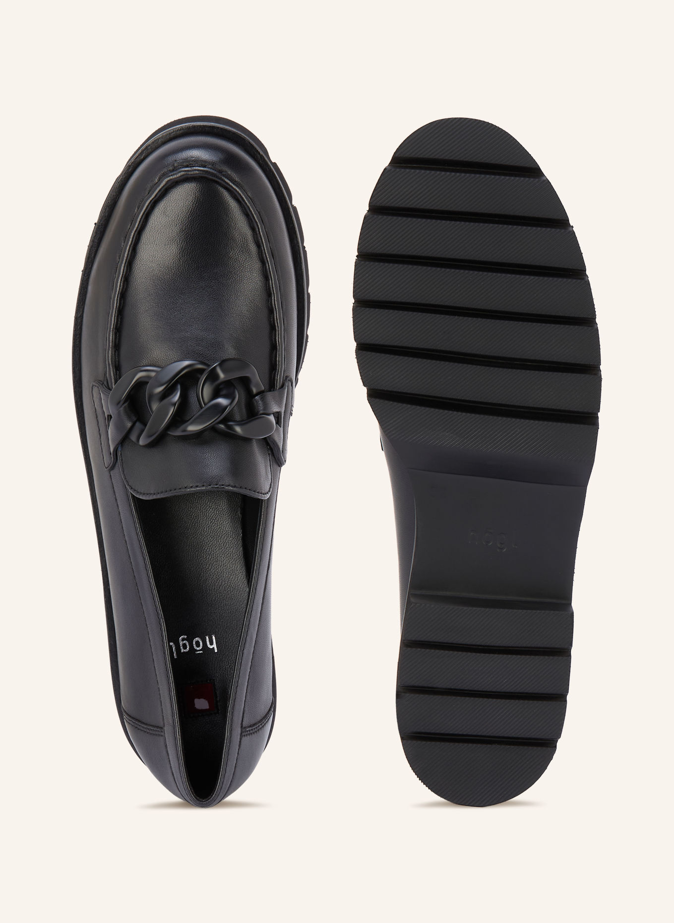 Högl Loafer: SORT