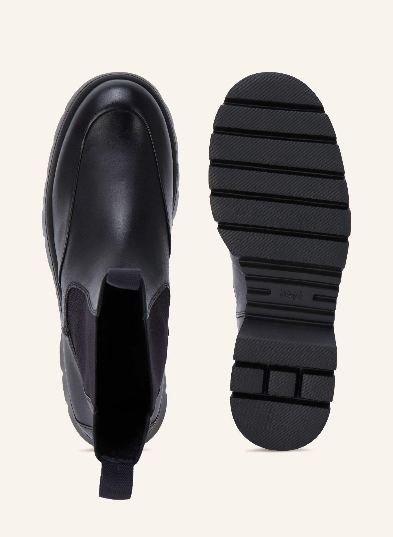 Högl Chelsea boots: ZWART