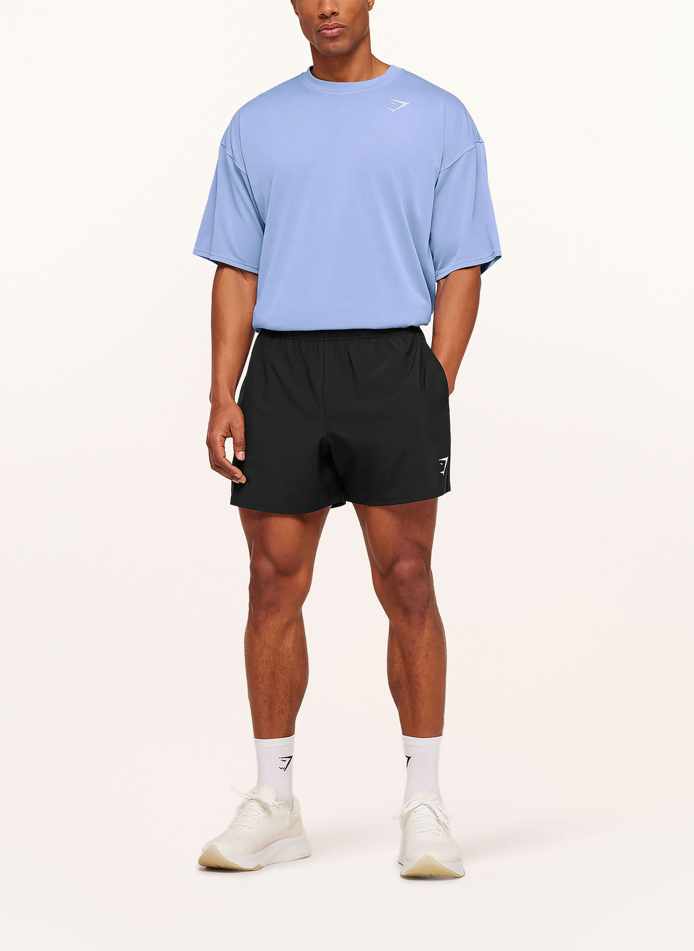 GYMSHARK Funktionsshirt WASHED PASTELS: HELLBLAU