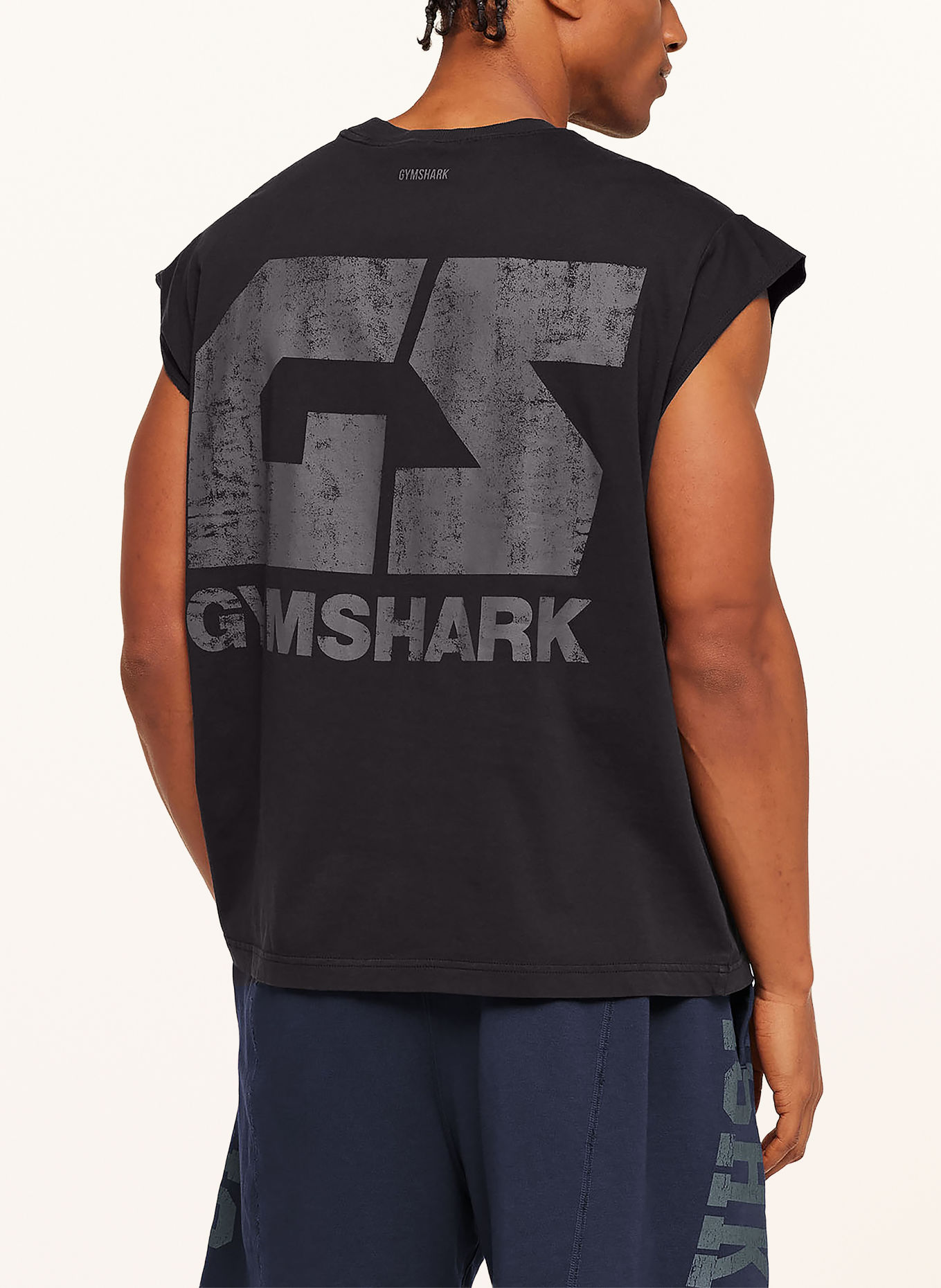 GYMSHARK Tanktop HOT GUY SUMMER: SCHWARZ