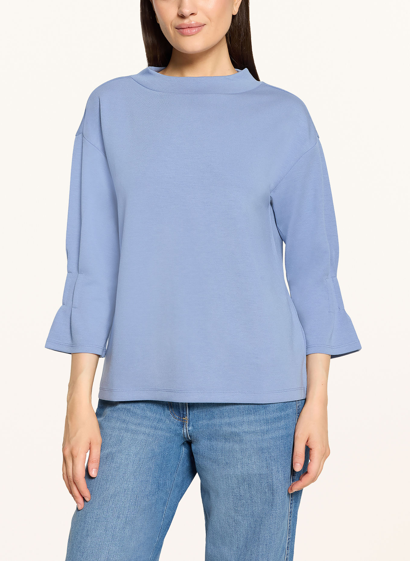 Betty Barclay Sweatshirt met 3/4-mouwen: BLAUWGRIJS