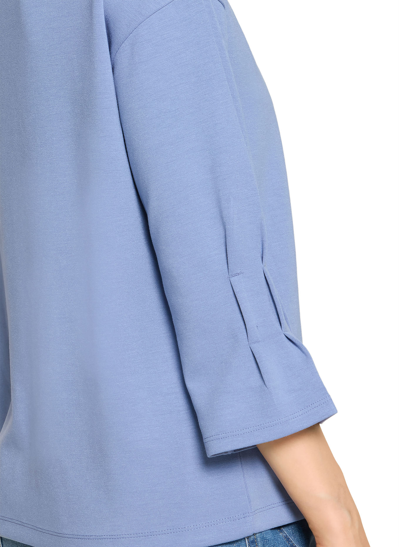 Betty Barclay Sweatshirt met 3/4-mouwen: BLAUWGRIJS