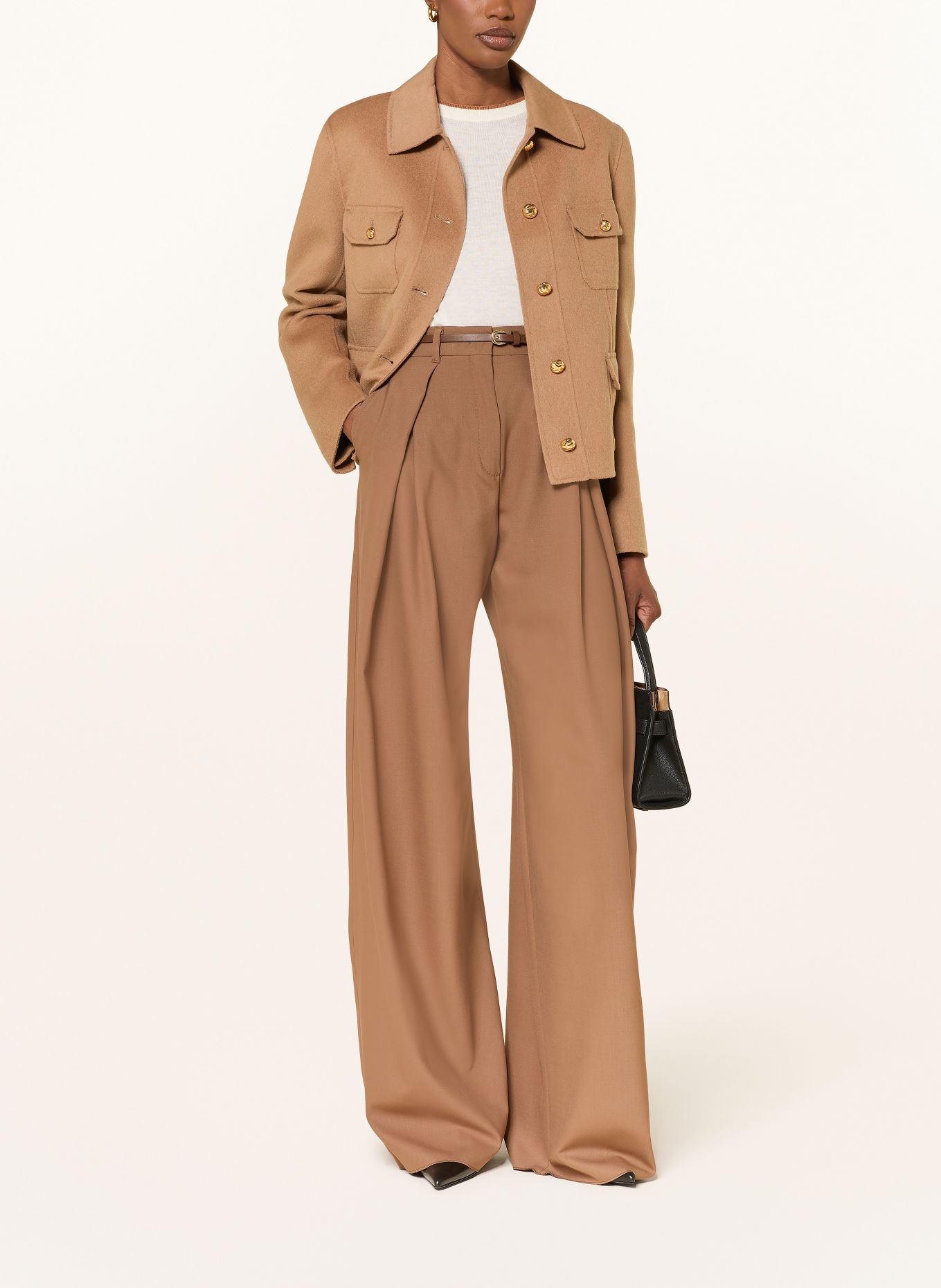 Max Mara STUDIO Marlenehose AERE: BRAUN